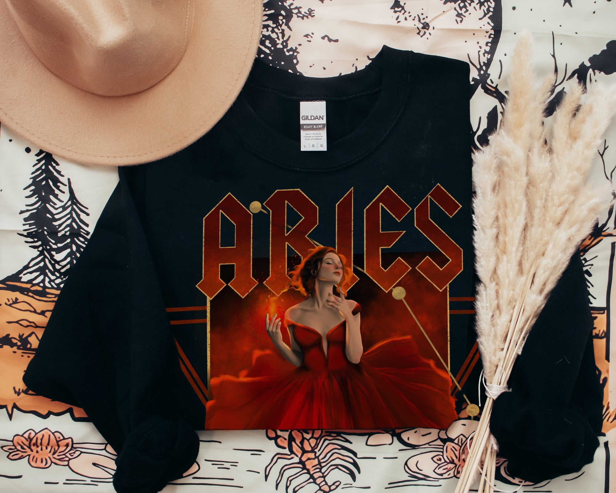 Aries Zodiac Band Sweatshirt