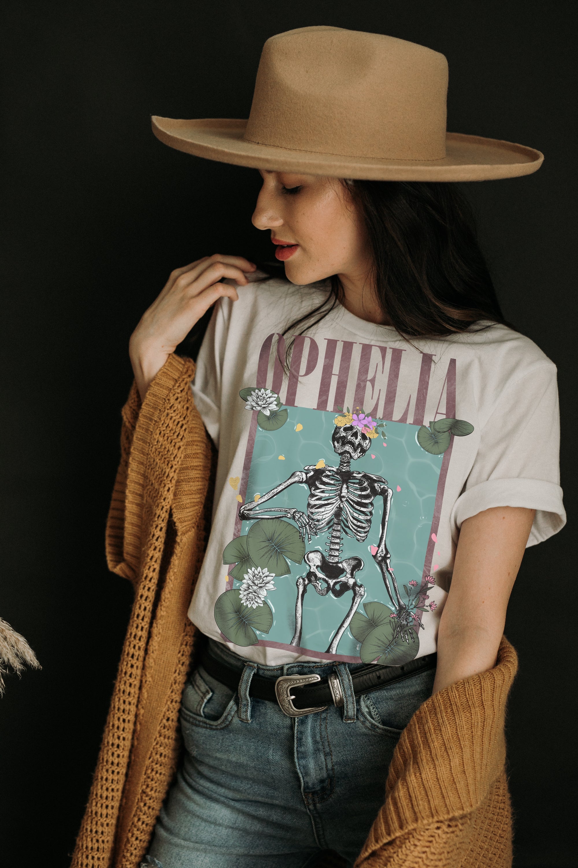 Ophelia Skeleton Graphic Tee