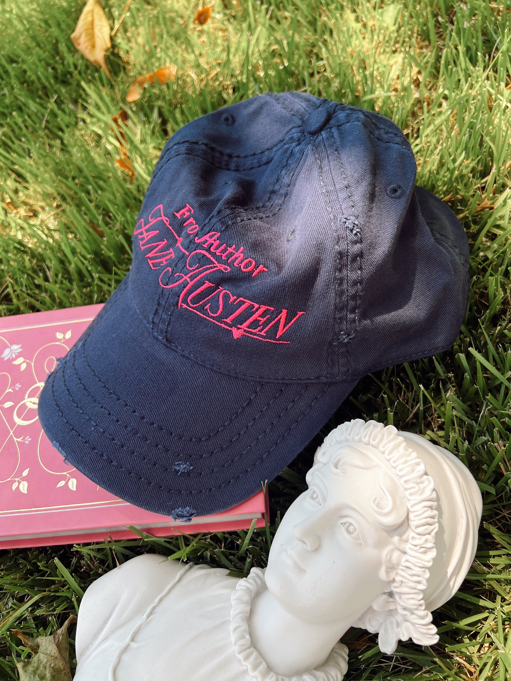 Jane Austen Embroidered Dad Hat