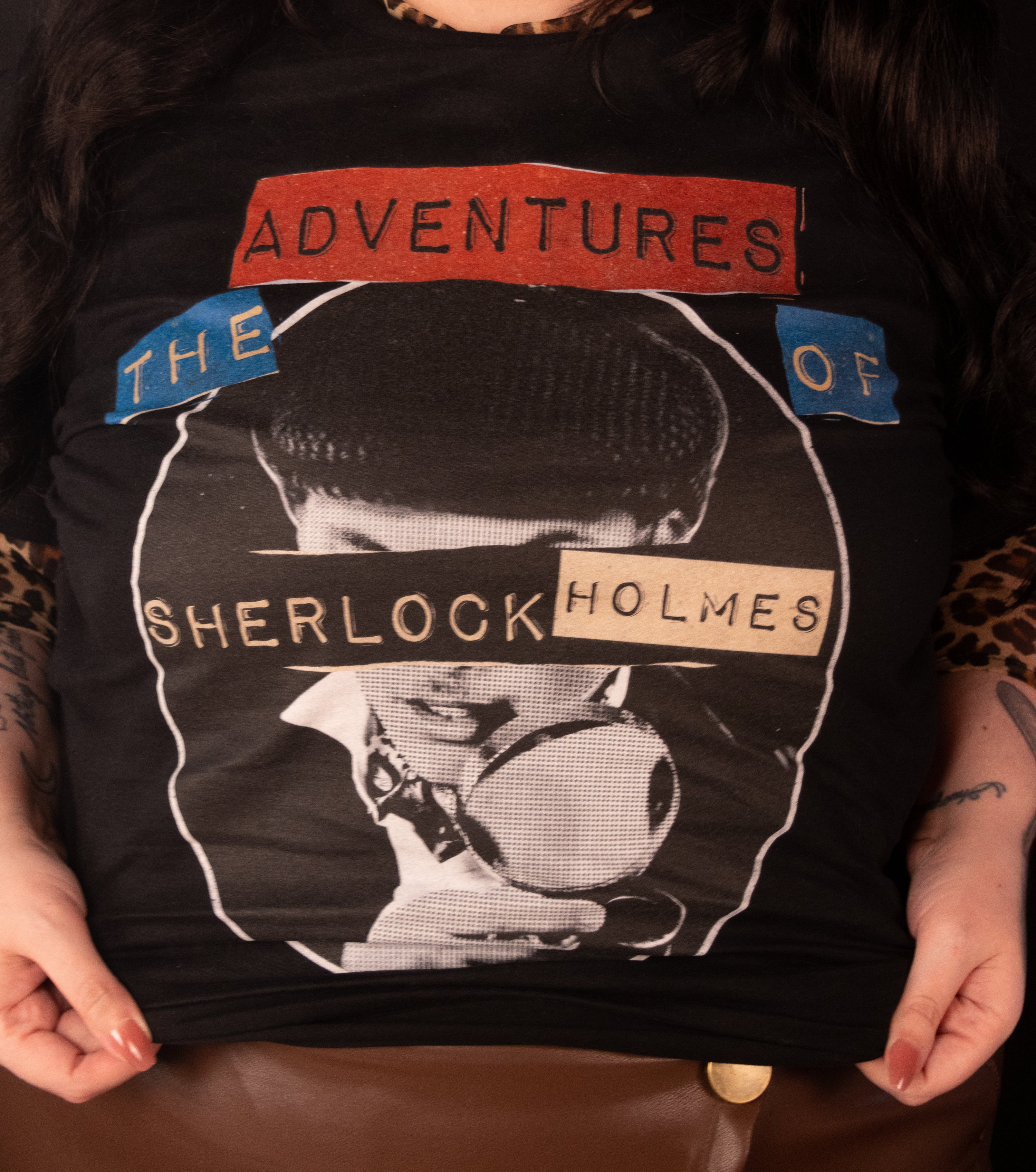 Sherlock Holmes Parody Band Tee
