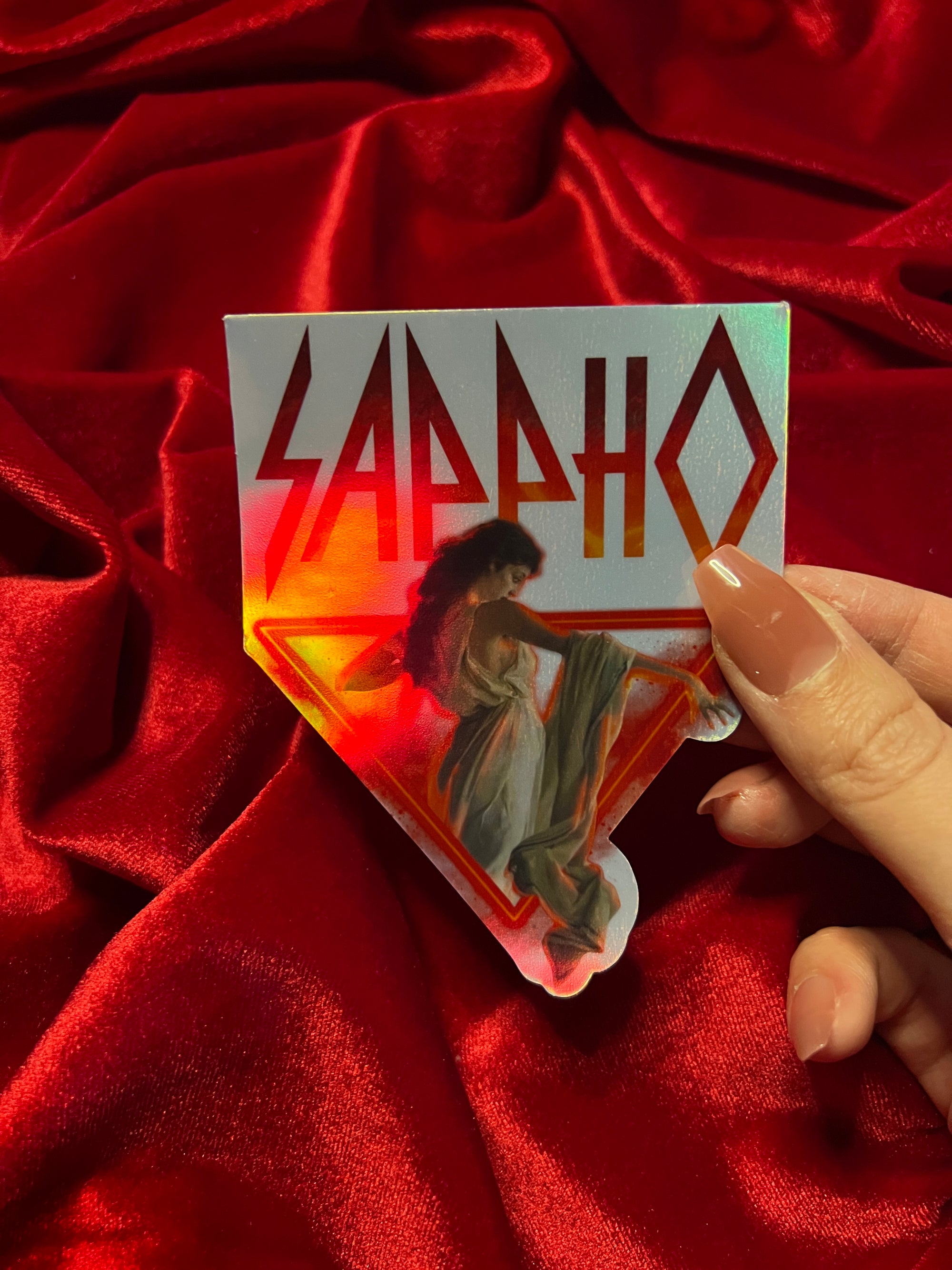 Sappho Parody Band Sticker