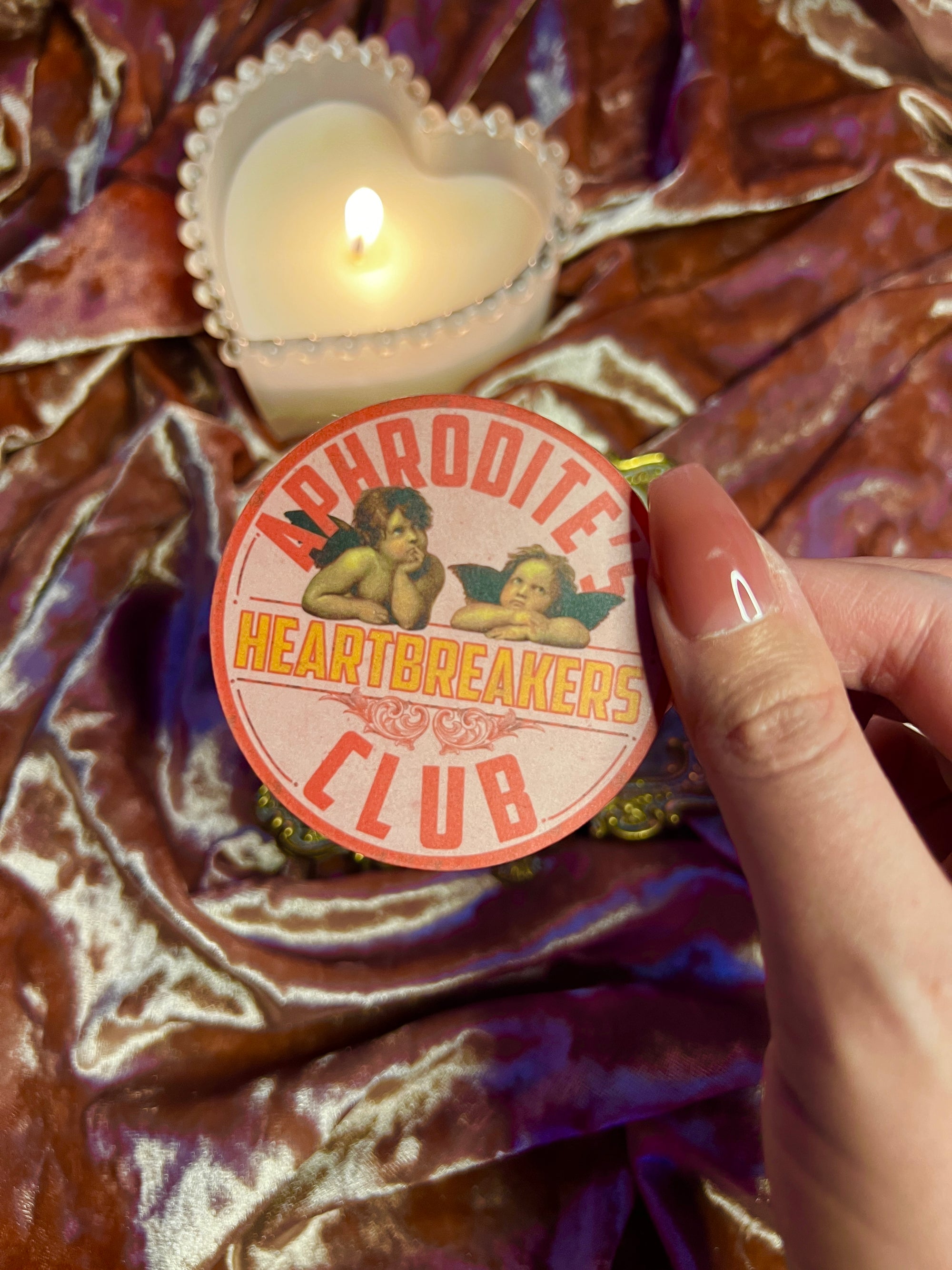 Aphrodite’s Hearybreakers Club Sticker