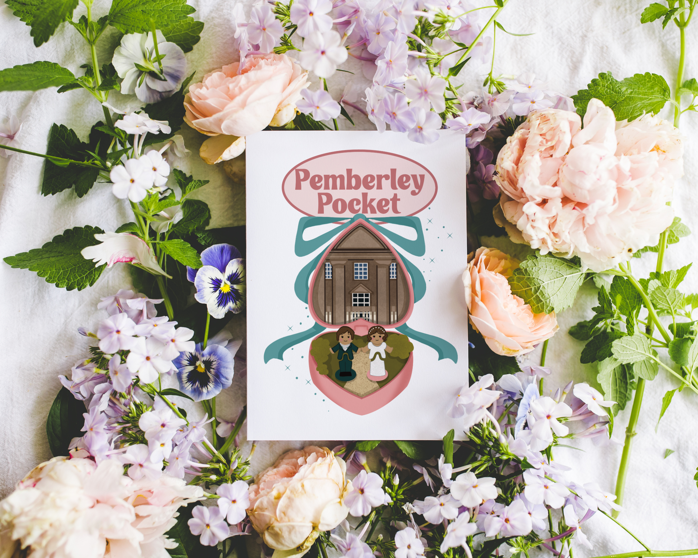Pemberley Pocket Parody Art Print | Pride and Prejudice | Jane Austen