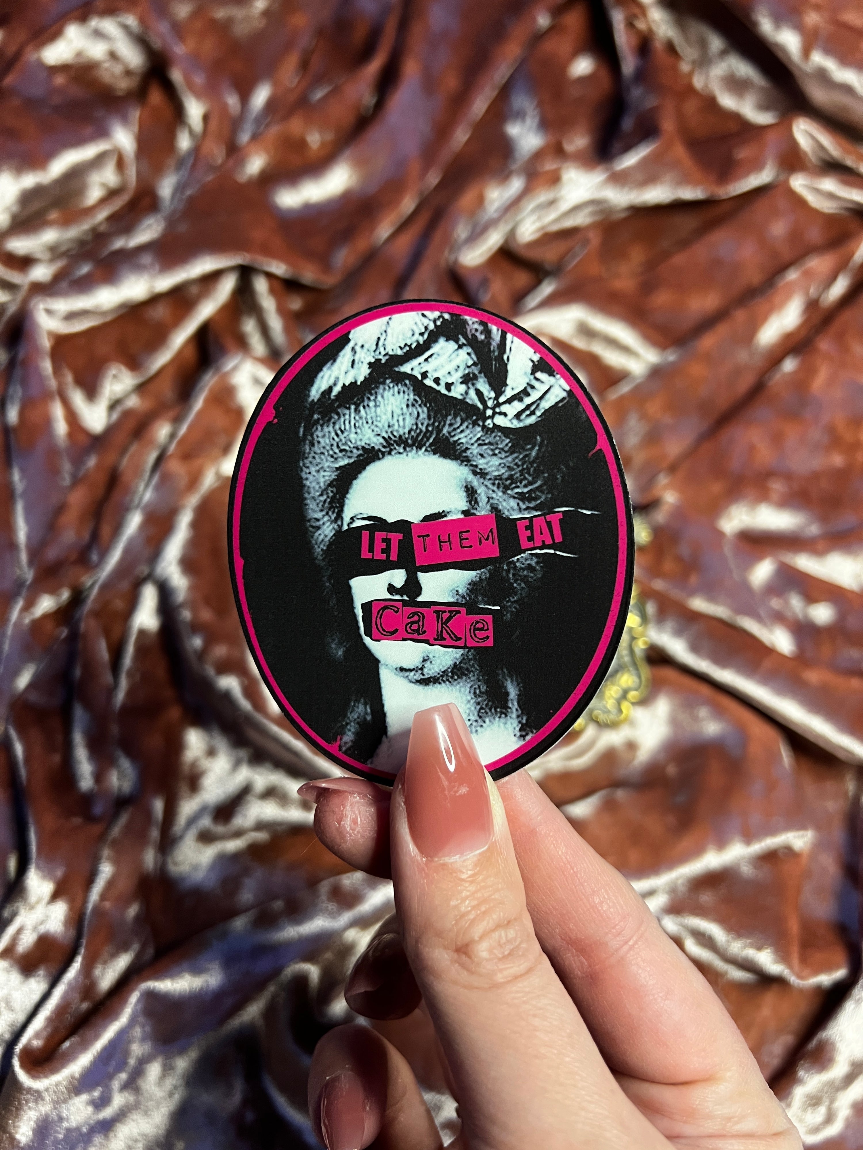 Marie Antoinette Parody Band Sticker