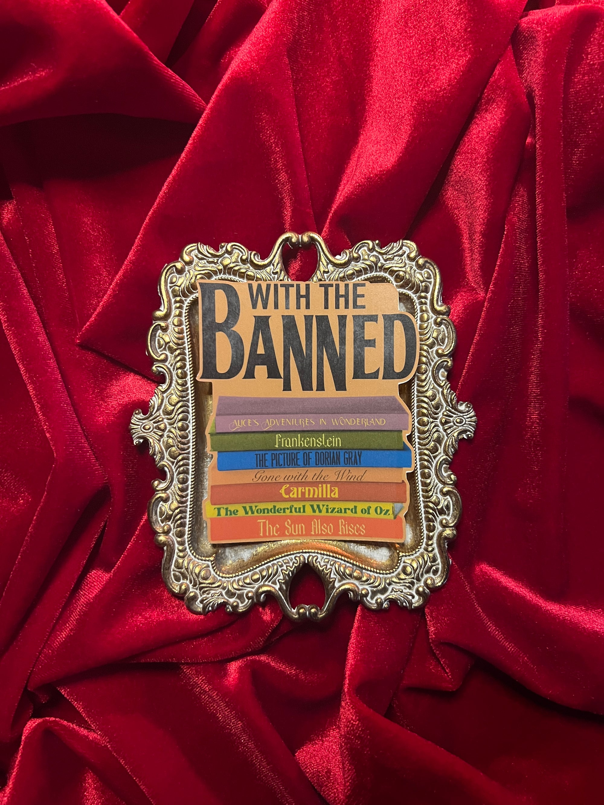 Banned Books Parody Band Tee Stickers
