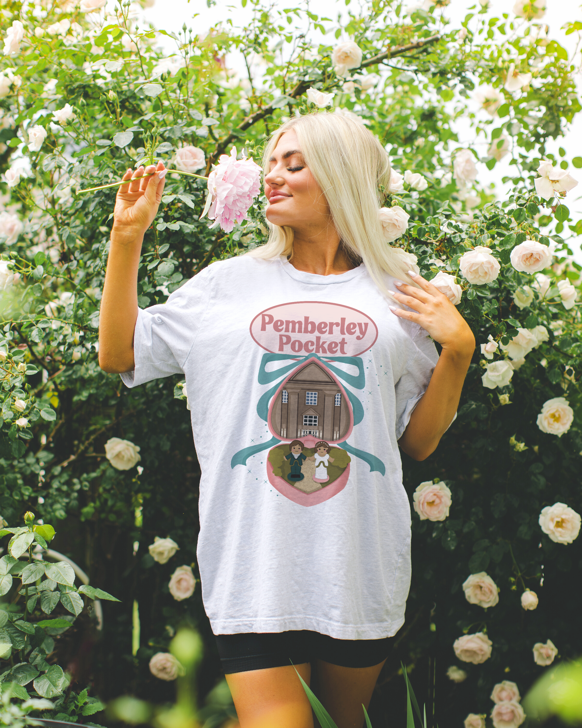 Pemberley Pocket Parody Graphic Tee | Pride and Prejudice | Jane Austen