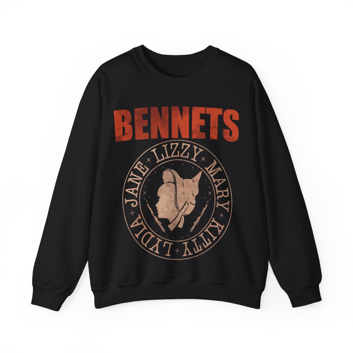 Bennet Sisters Parody Band Sweatshirt | Pride and Prejudice |Halloween Edition