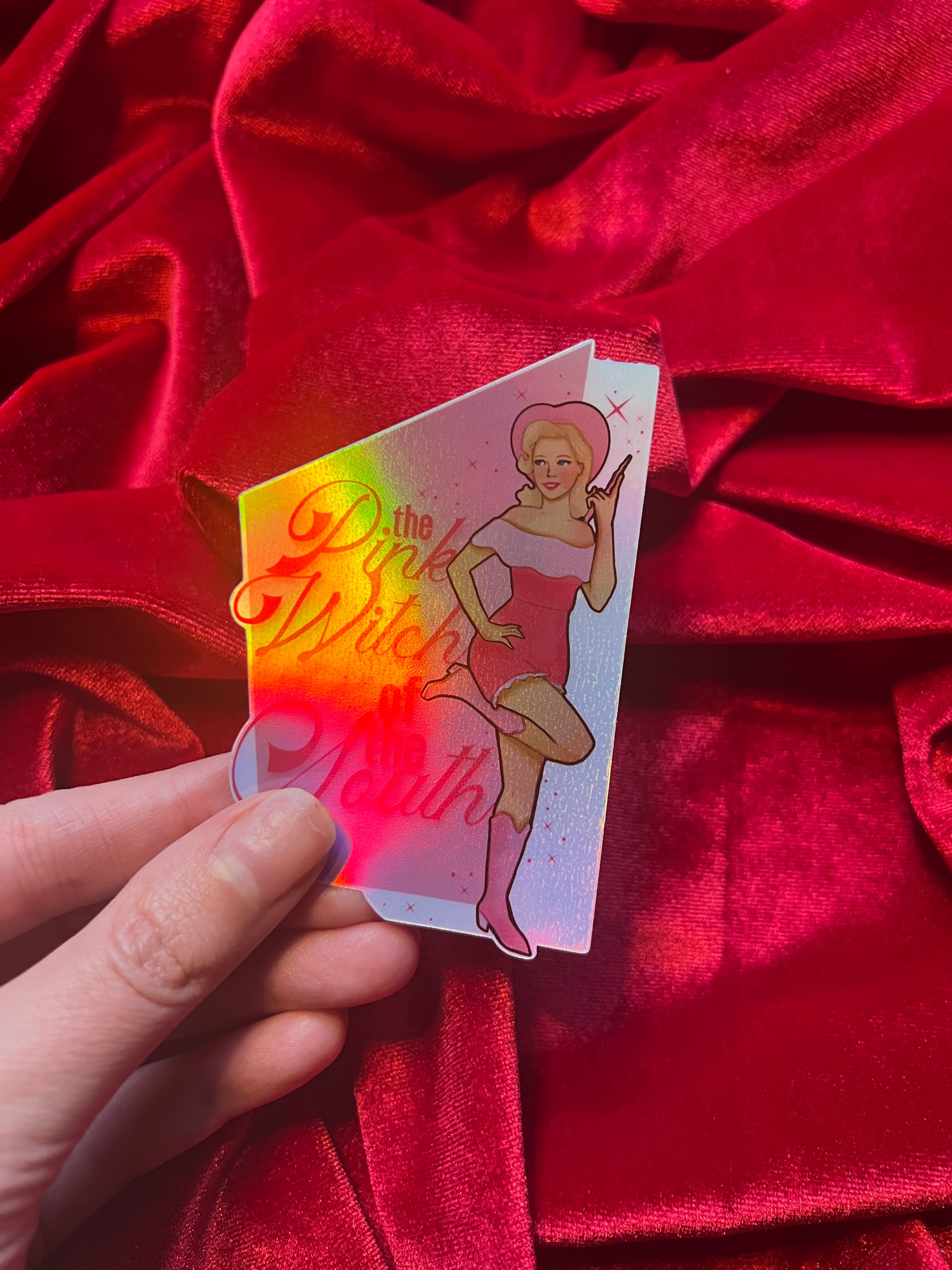 Pink Witch | Glinda | Wizard of Oz Sticker