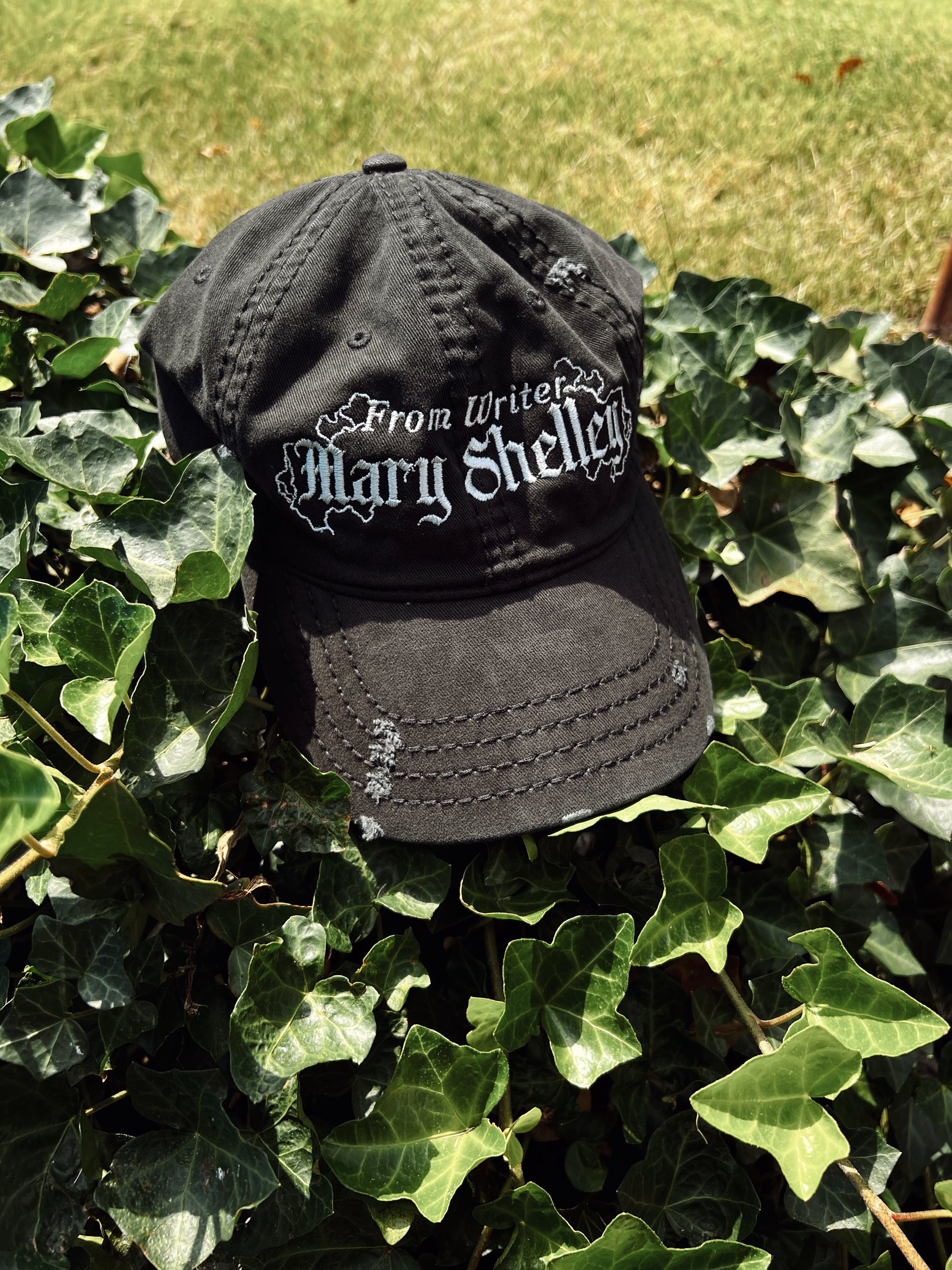 Mary Shelley Embroidered Dad Hat