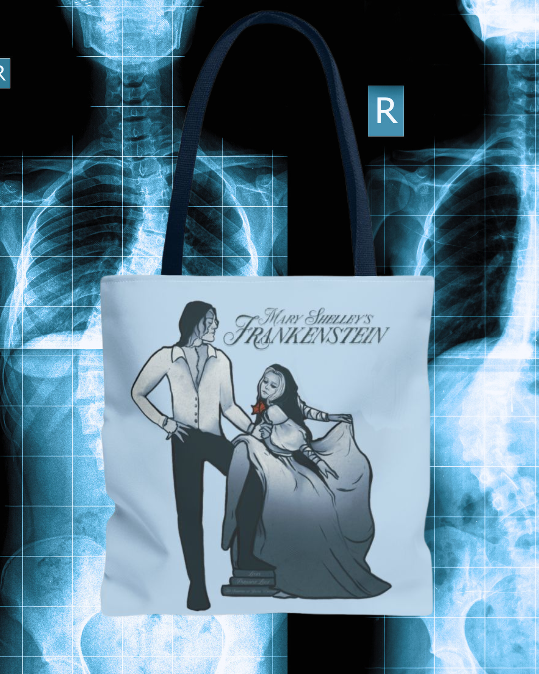 Frankenstein Parody Band Tote