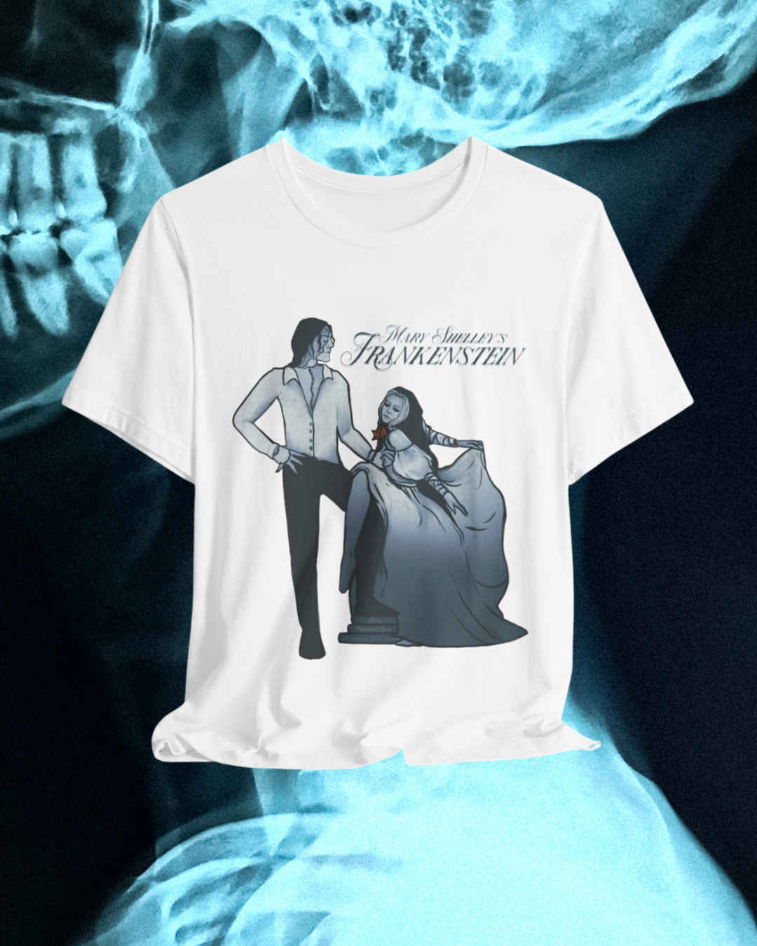 Mary Shelley’s Frankenstein Parody Band Tee