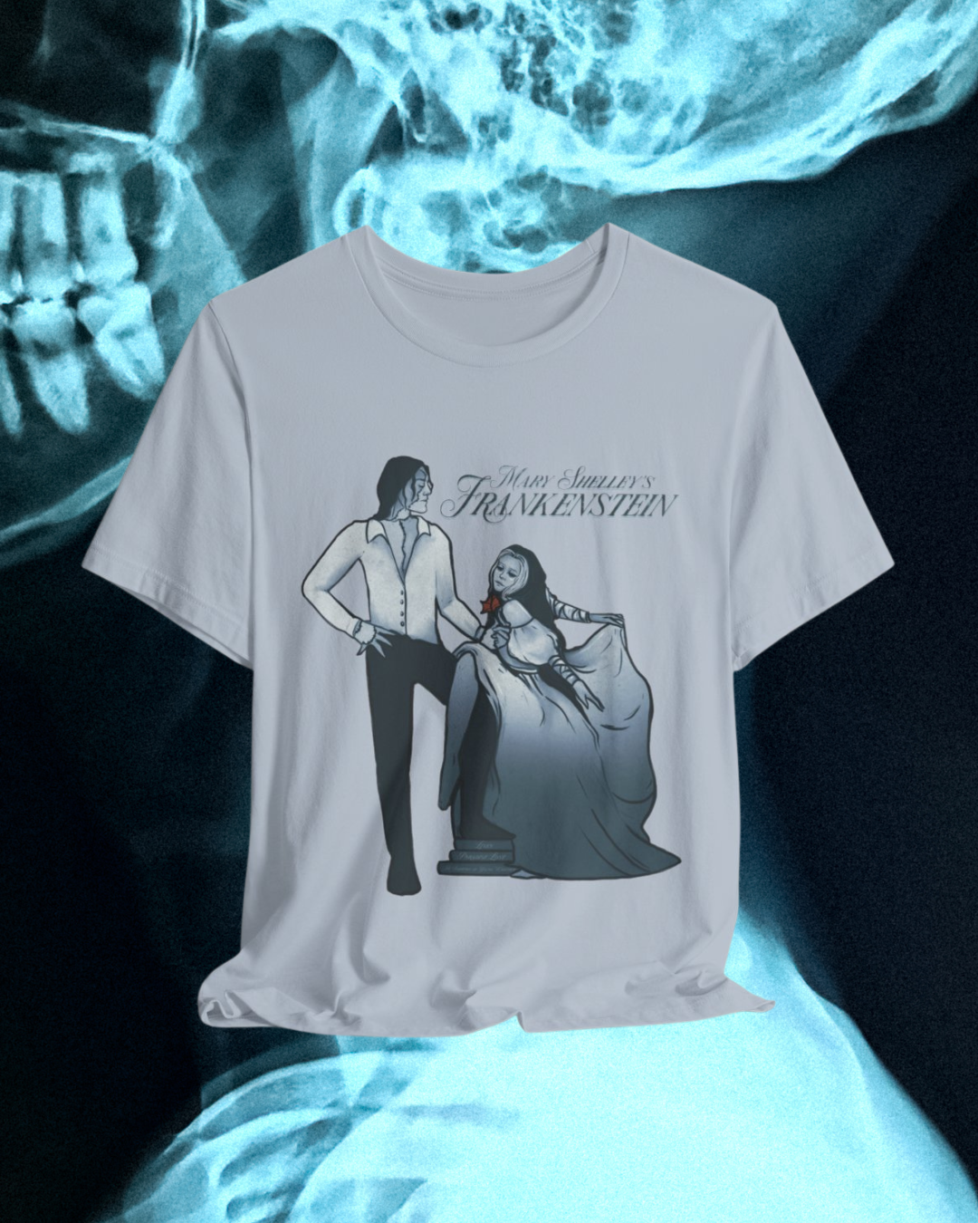 Mary Shelley’s Frankenstein Parody Band Tee