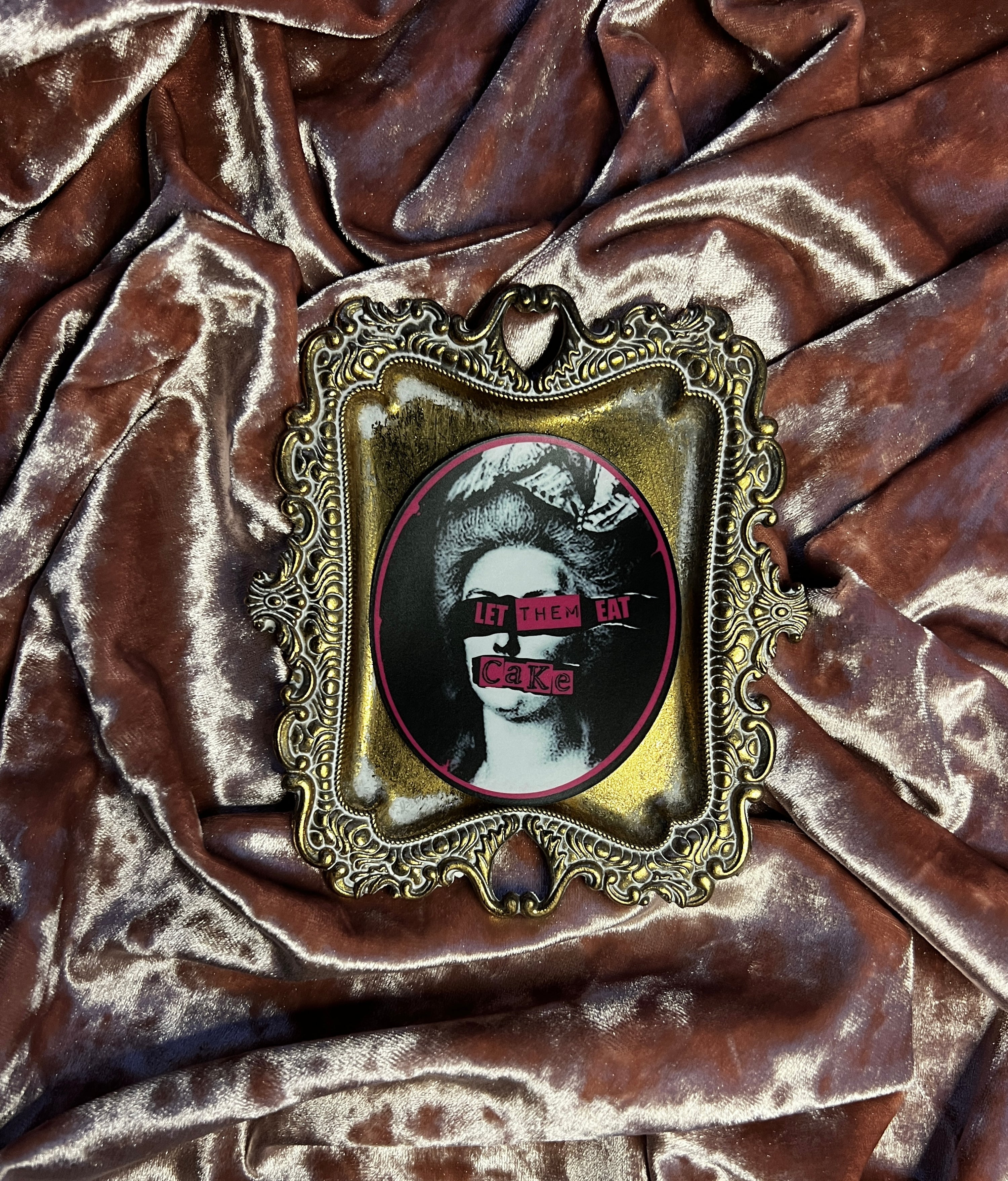 Marie Antoinette Parody Band Sticker