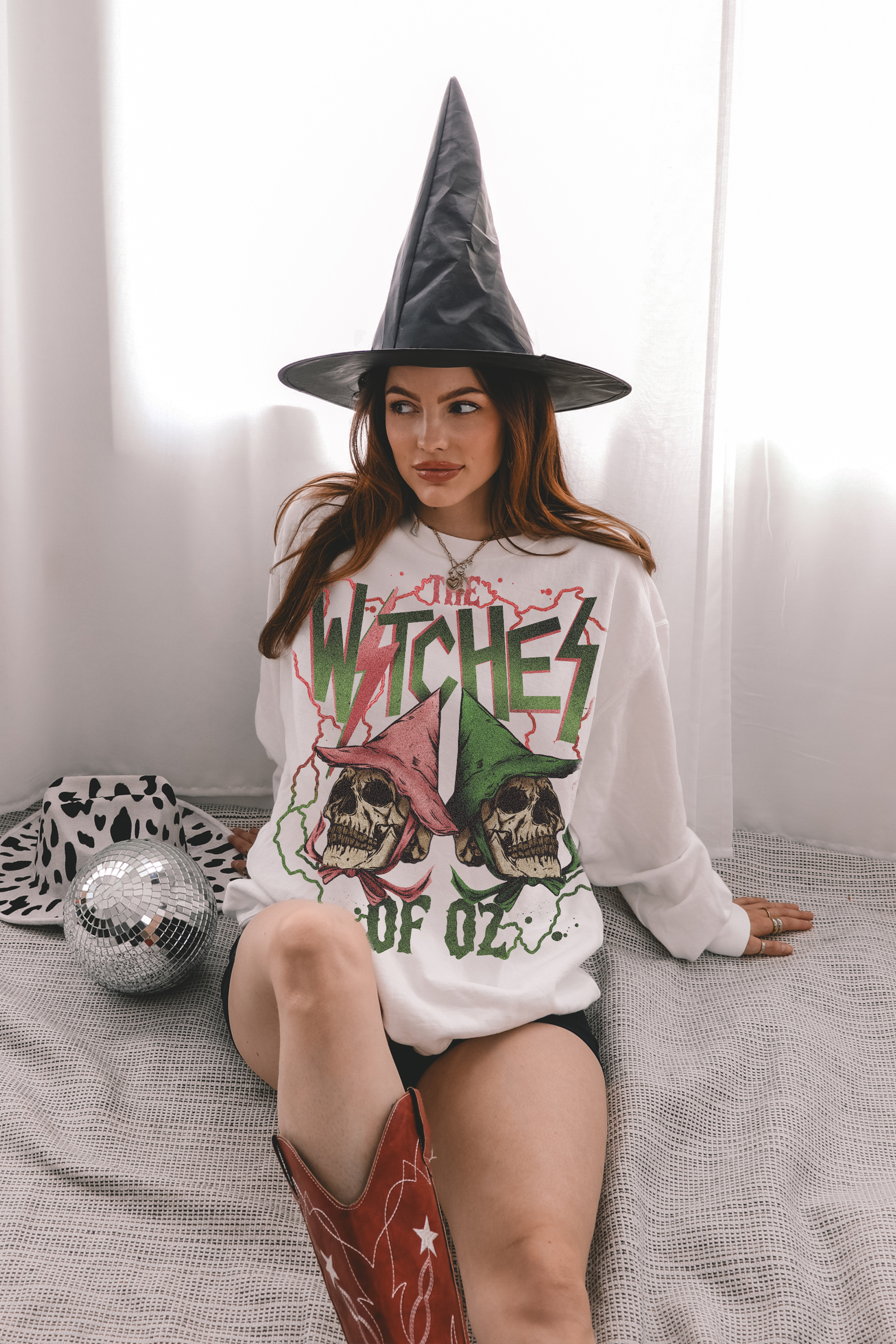 The Witches of Oz Parody Band Sweatshirt | Glinda and Wicked Witch | The Wizard of Oz