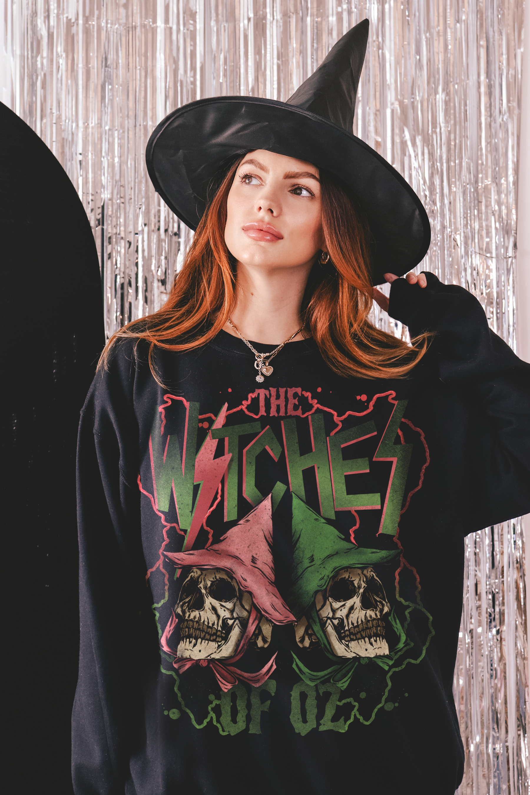 The Witches of Oz Parody Band Sweatshirt | Glinda and Wicked Witch | The Wizard of Oz