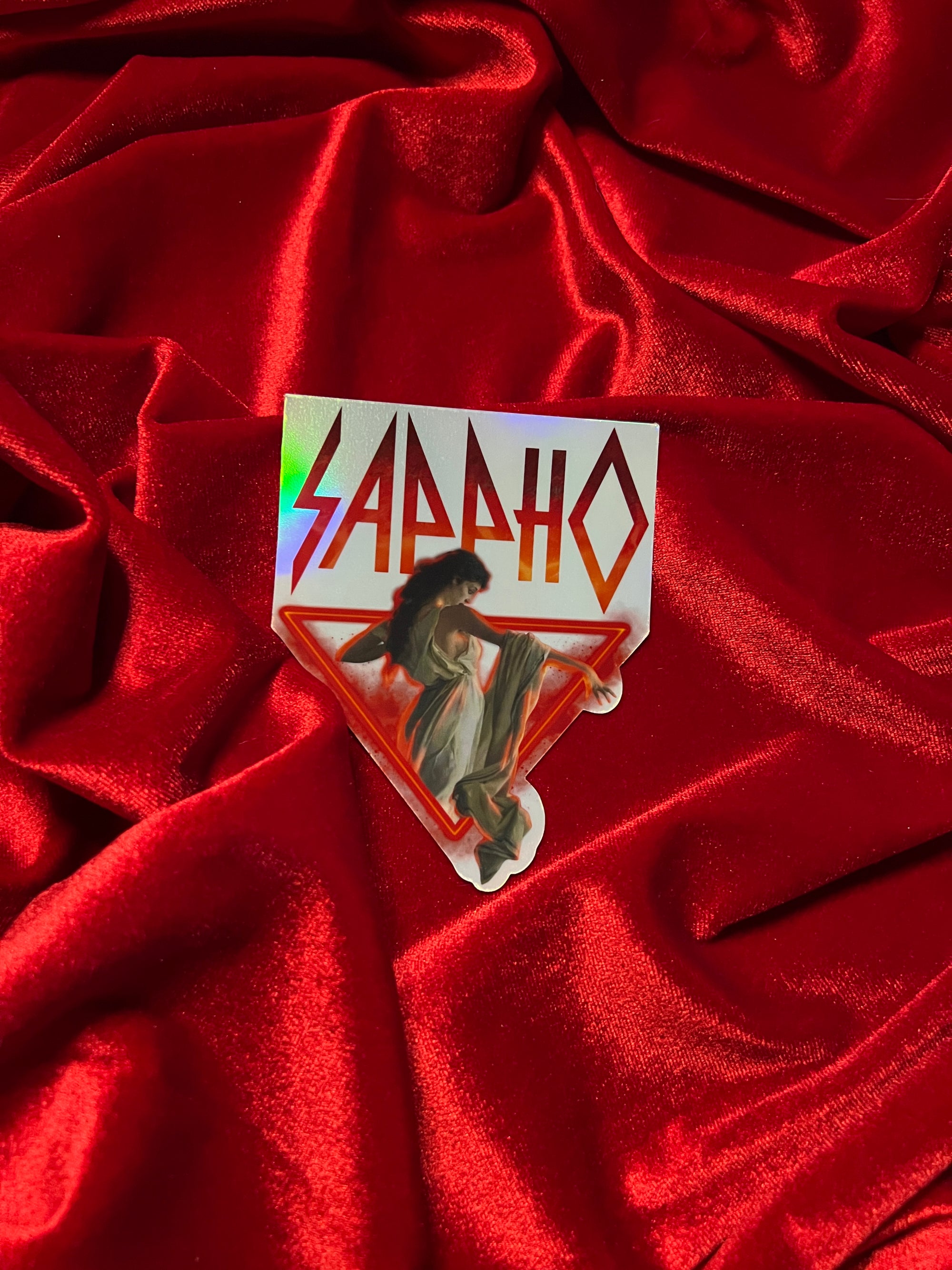 Sappho Parody Band Sticker