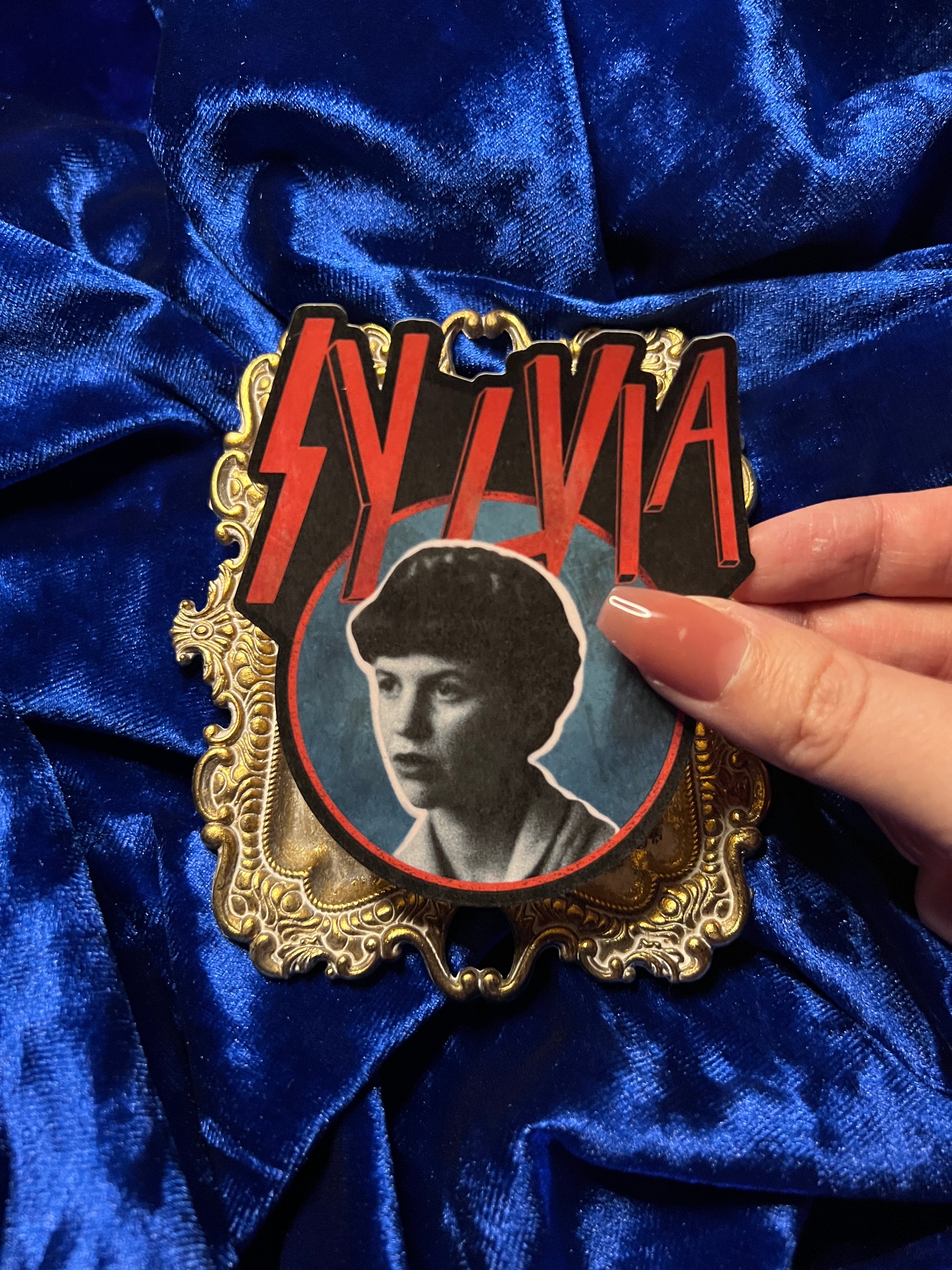 Sylvia Plath Sticker