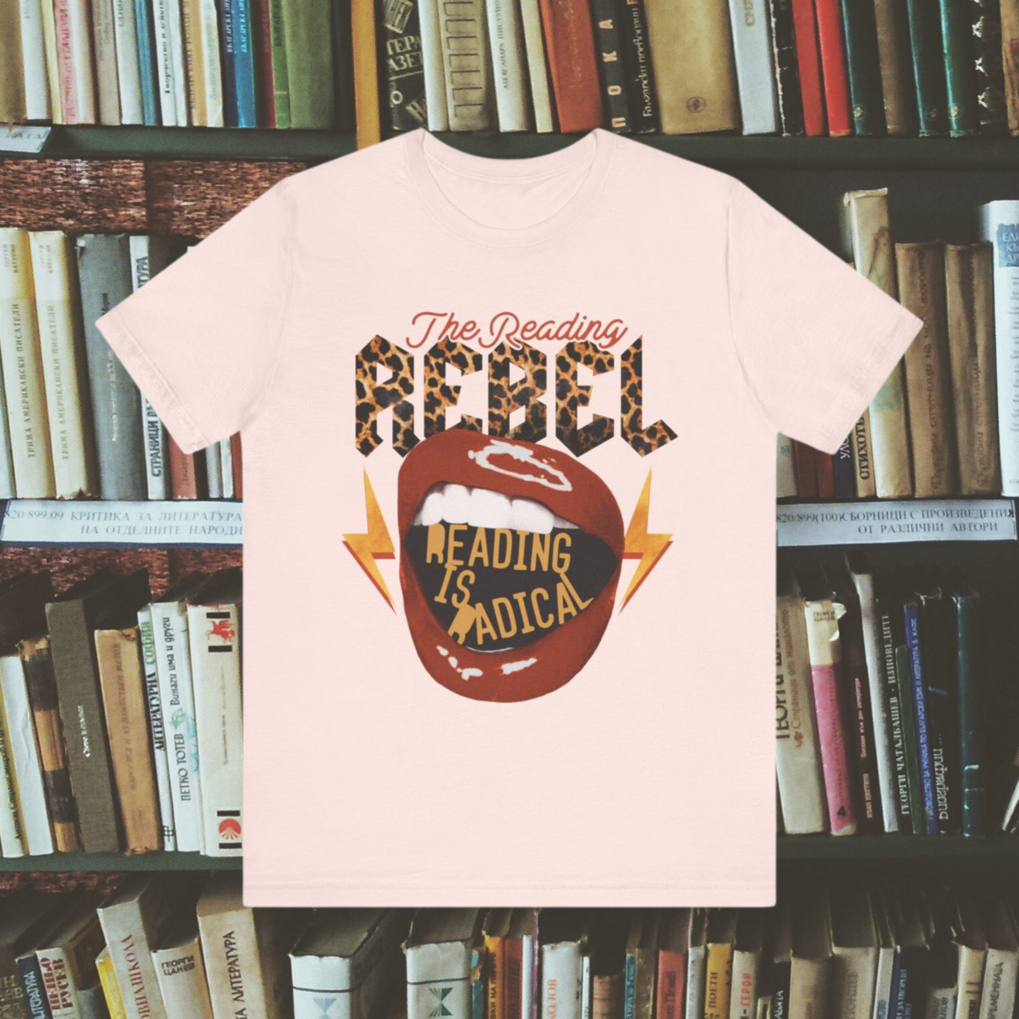 Reading is Radical Parody Band Tee