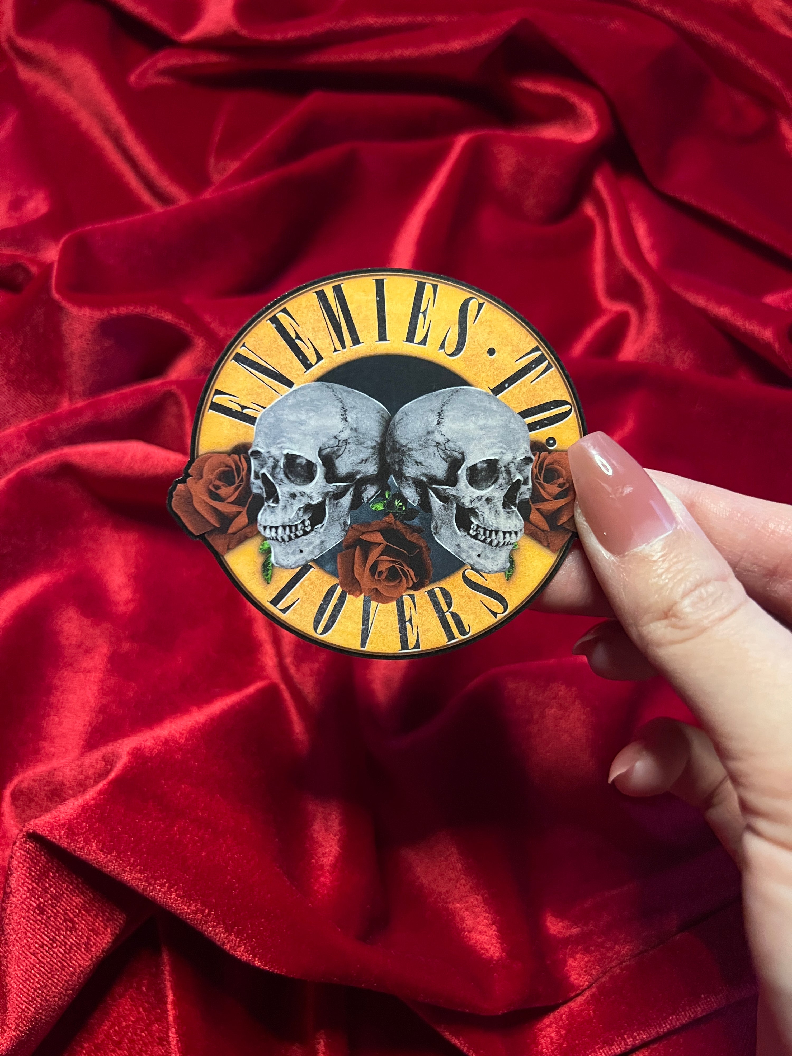 Enemies to Lovers Parody Band Trope Sticker
