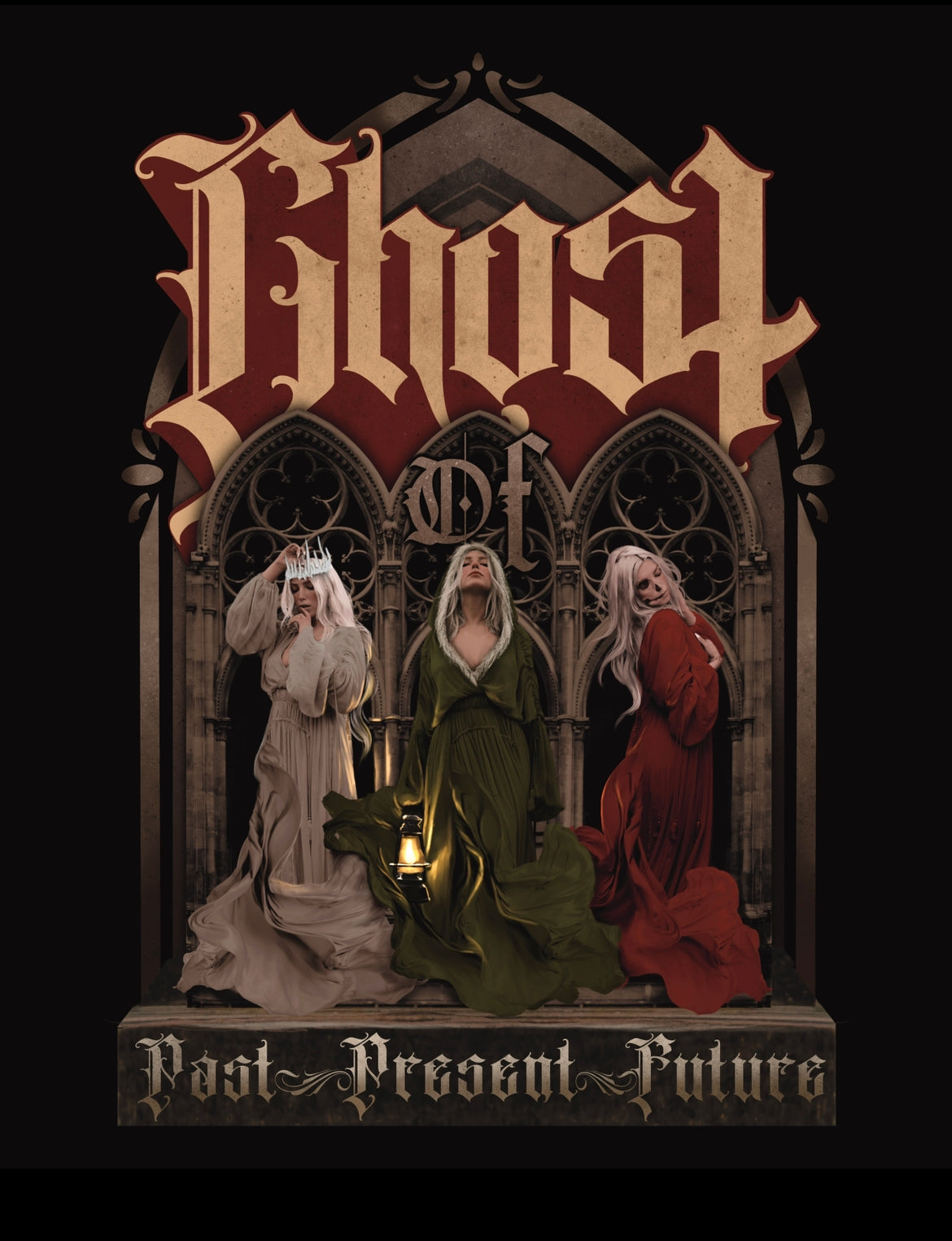 Christmas Carol Ghosts Festival Tee