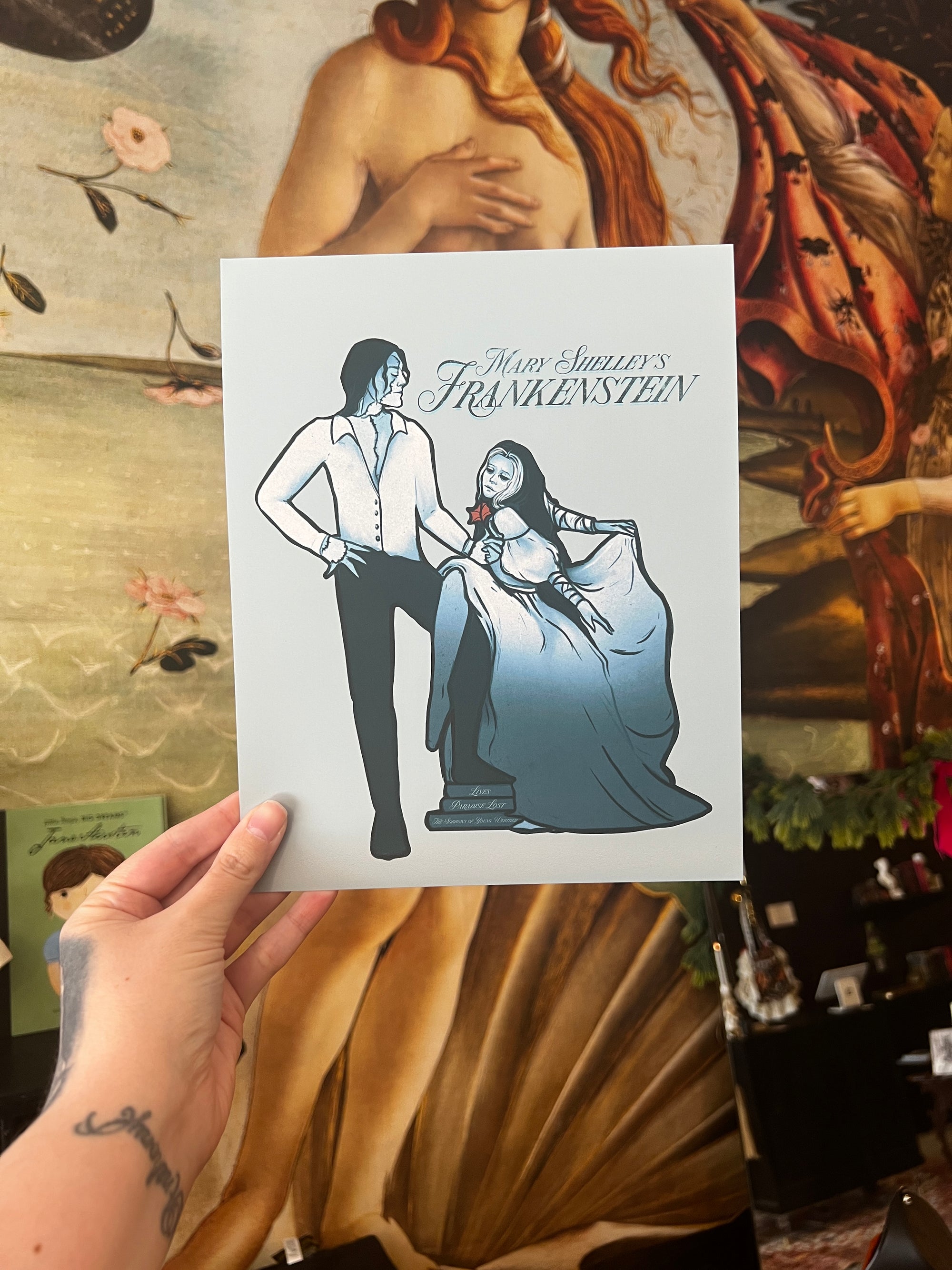 Mary Shelley’s Frankenstein Parody Print