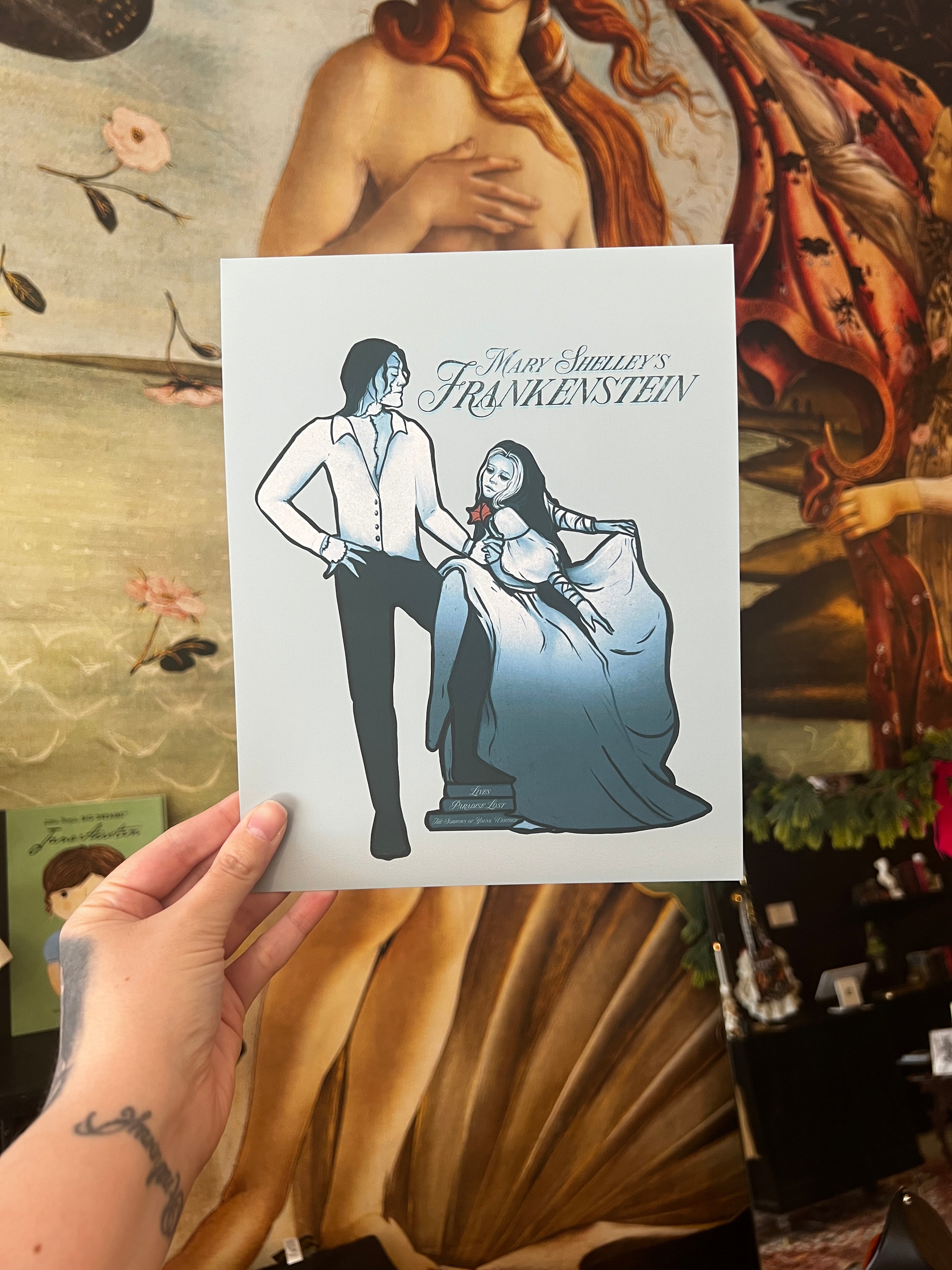 Mary Shelley’s Frankenstein Parody Print