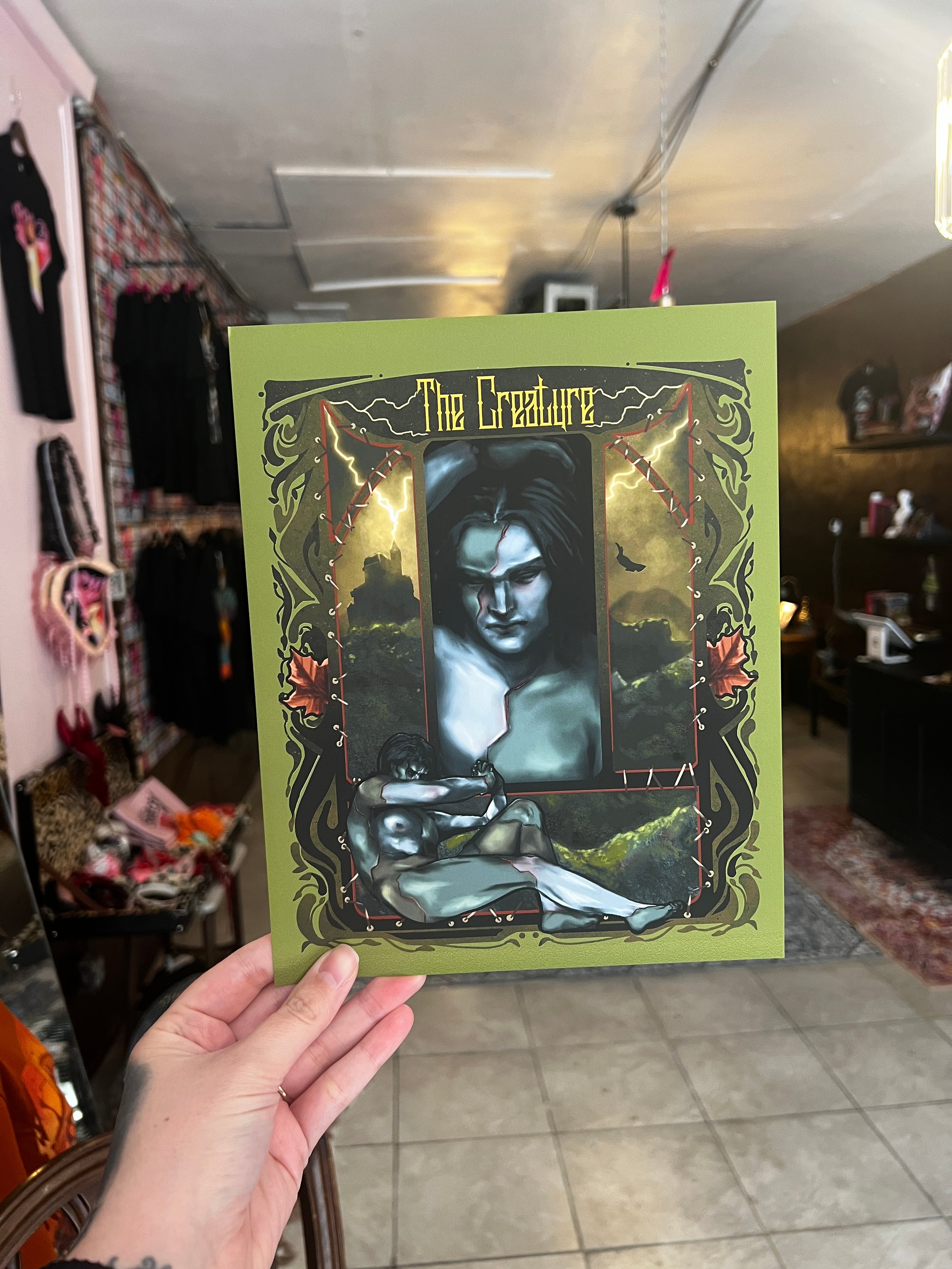 Mary Shelley’s Frankenstein Fallen Angel Print