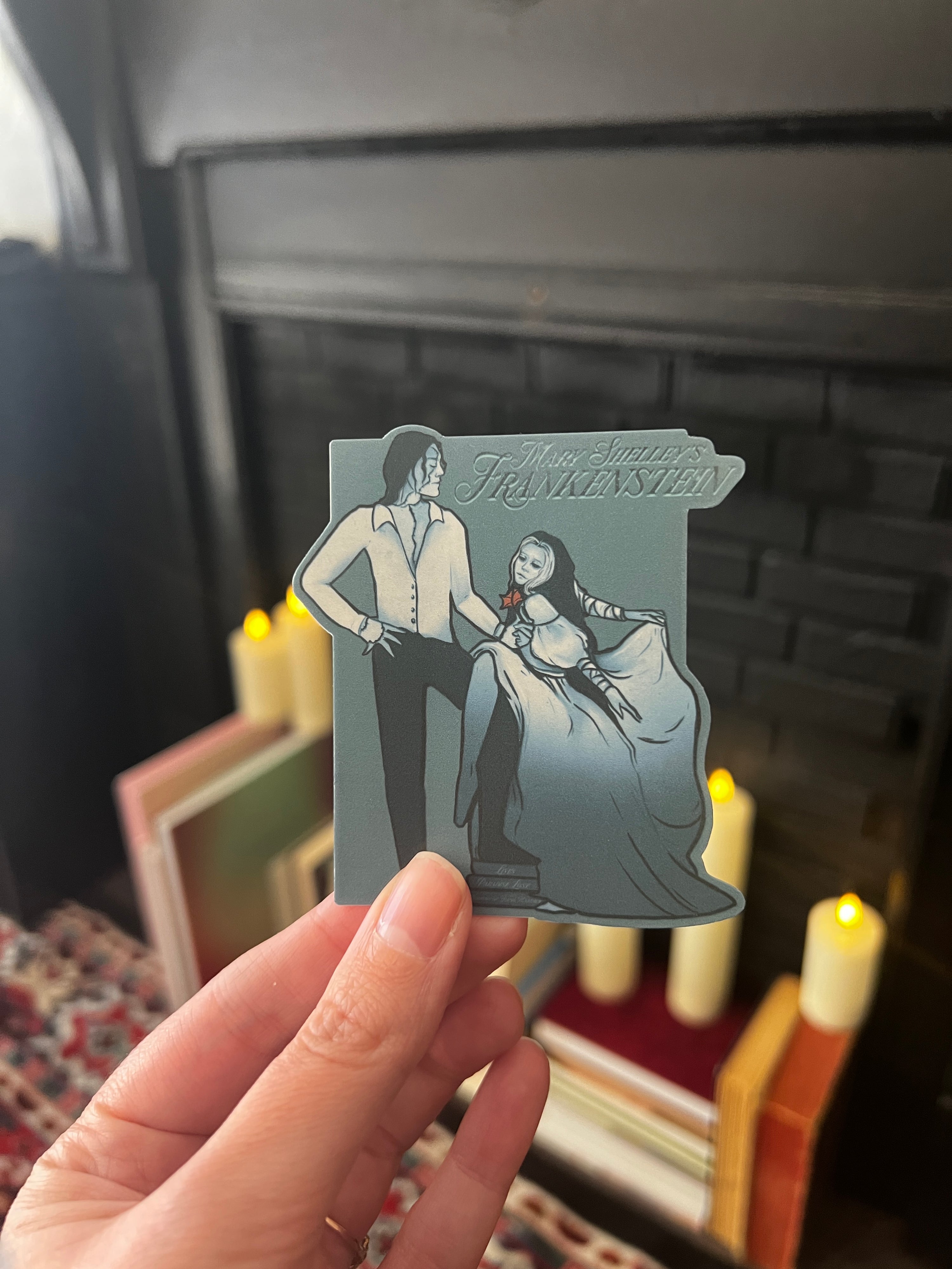 Mary Shelley’s Frankenstein Parody Sticker