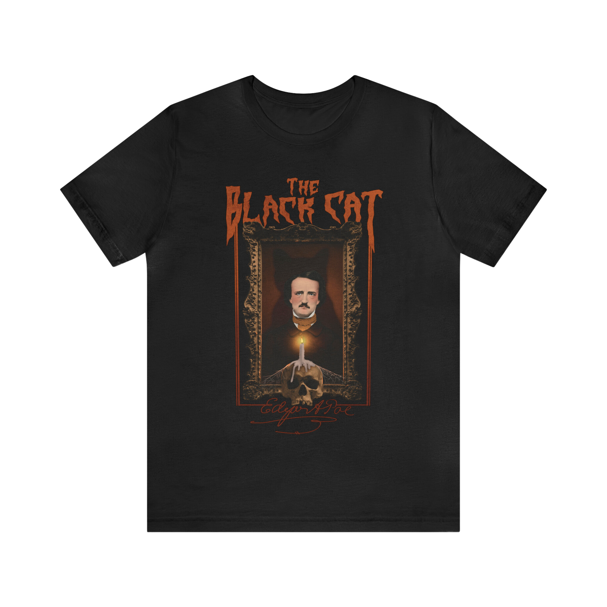 Poe Black Cat Monster Mash Tee