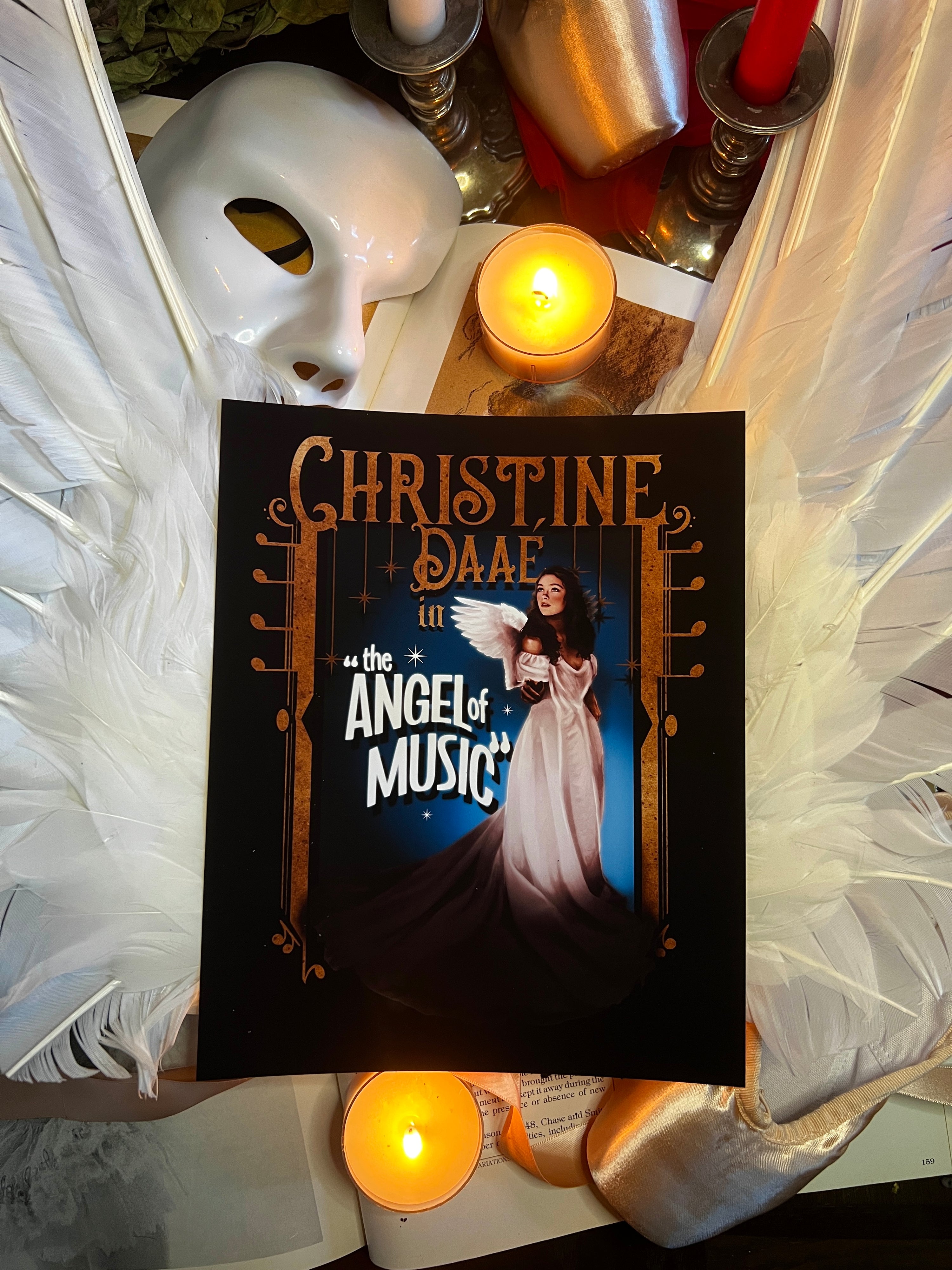 Christine Daaé Angel of Music Print | The Phantom of the Opera