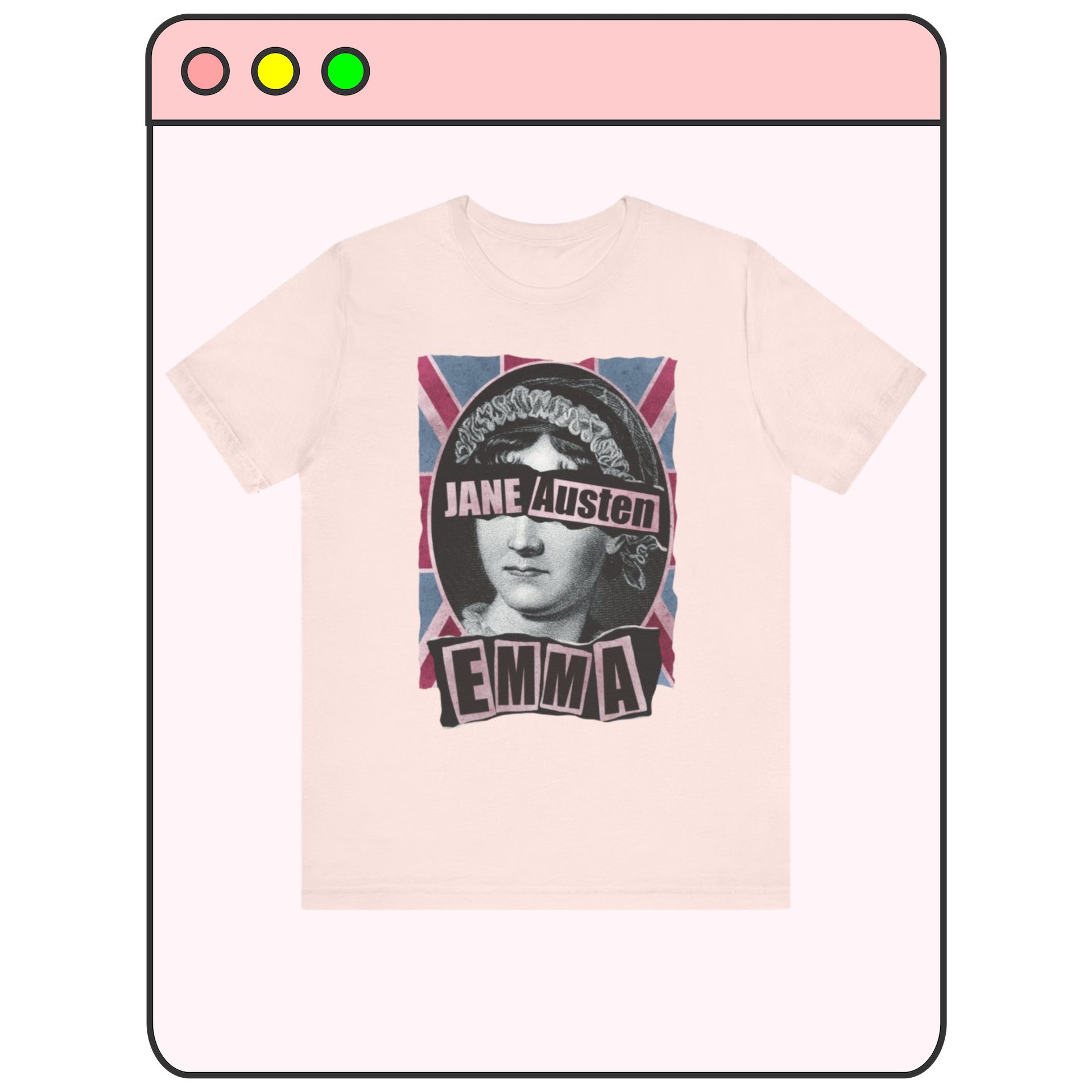 Jane Austen Emma Parody Band Tee
