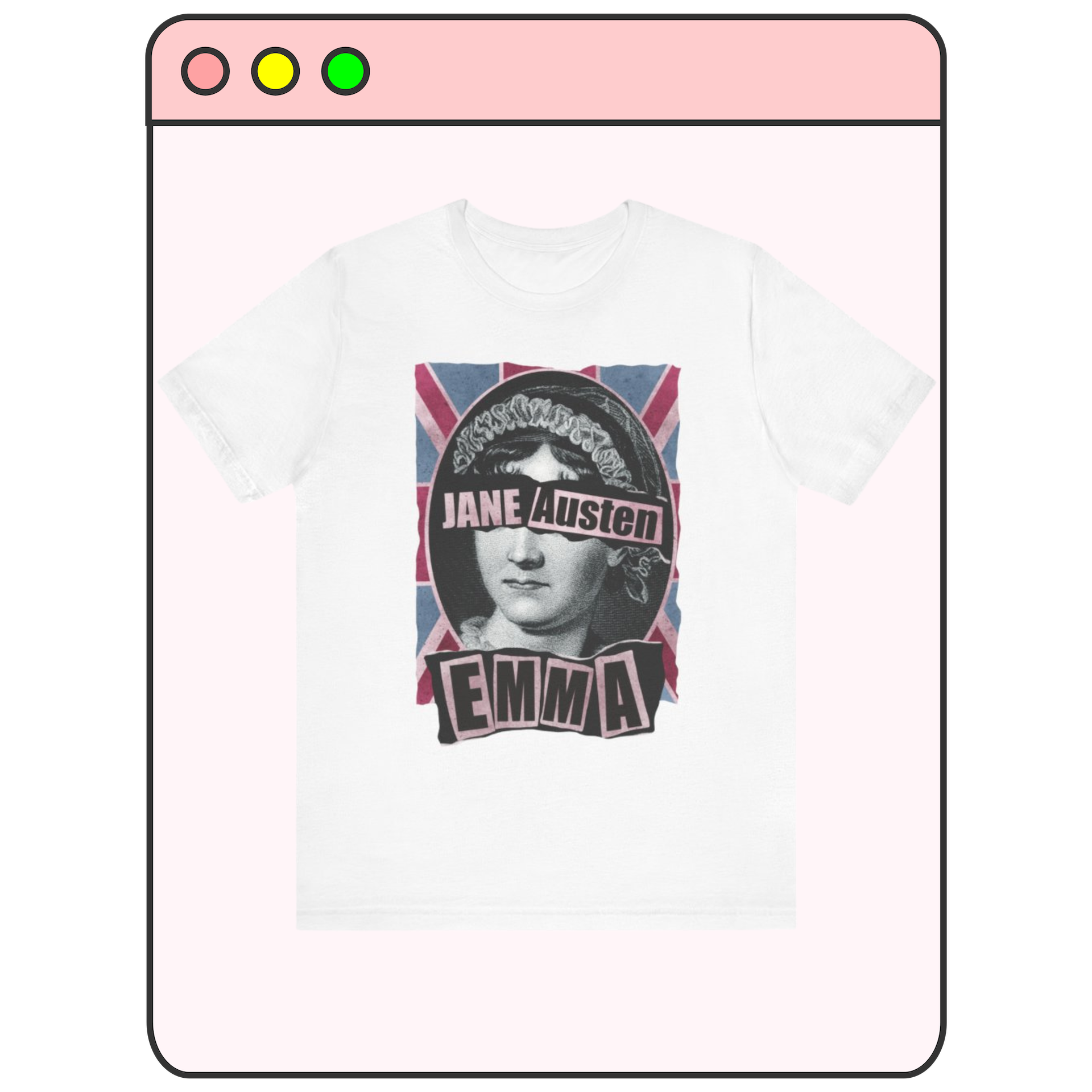 Jane Austen Emma Parody Band Tee