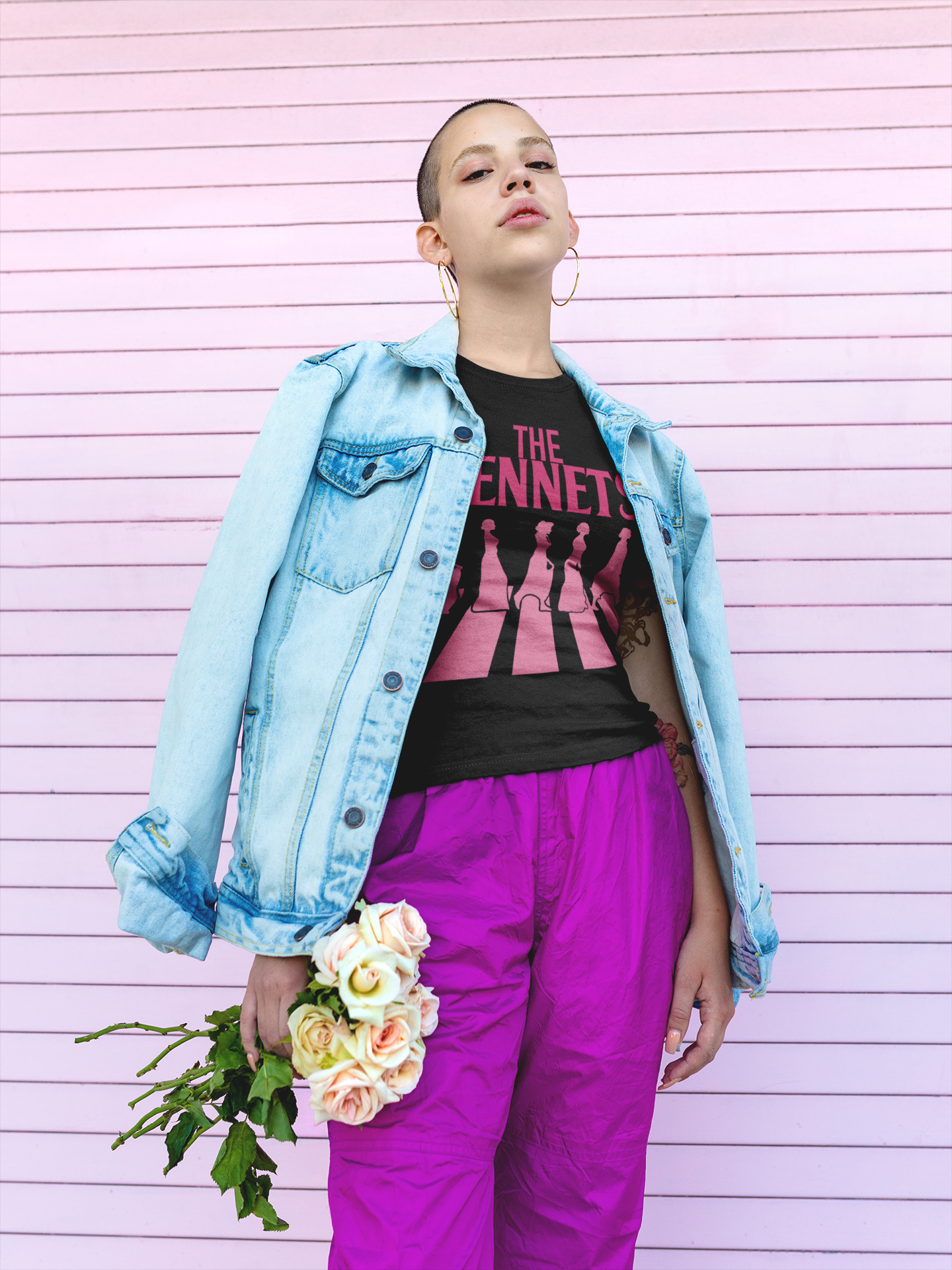 The Bennets Special Edition Pink Parody Band Tee