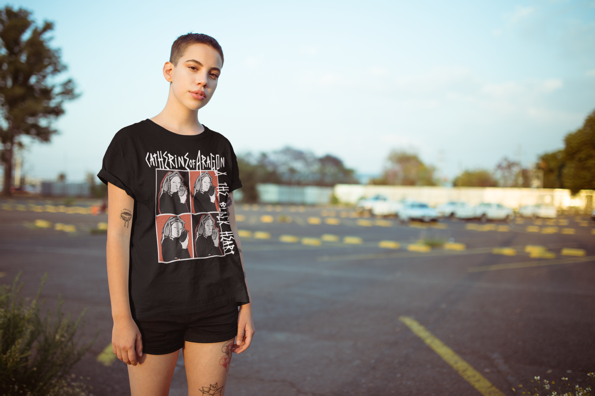 Catherine of Aragon Parody Band Tee