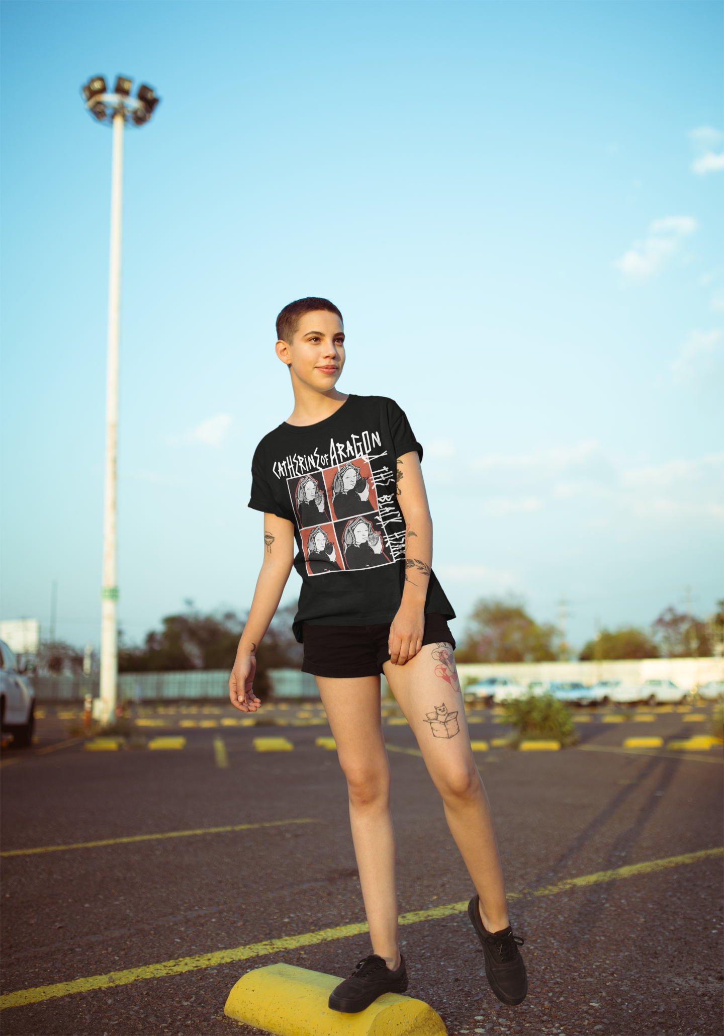 Catherine of Aragon Parody Band Tee