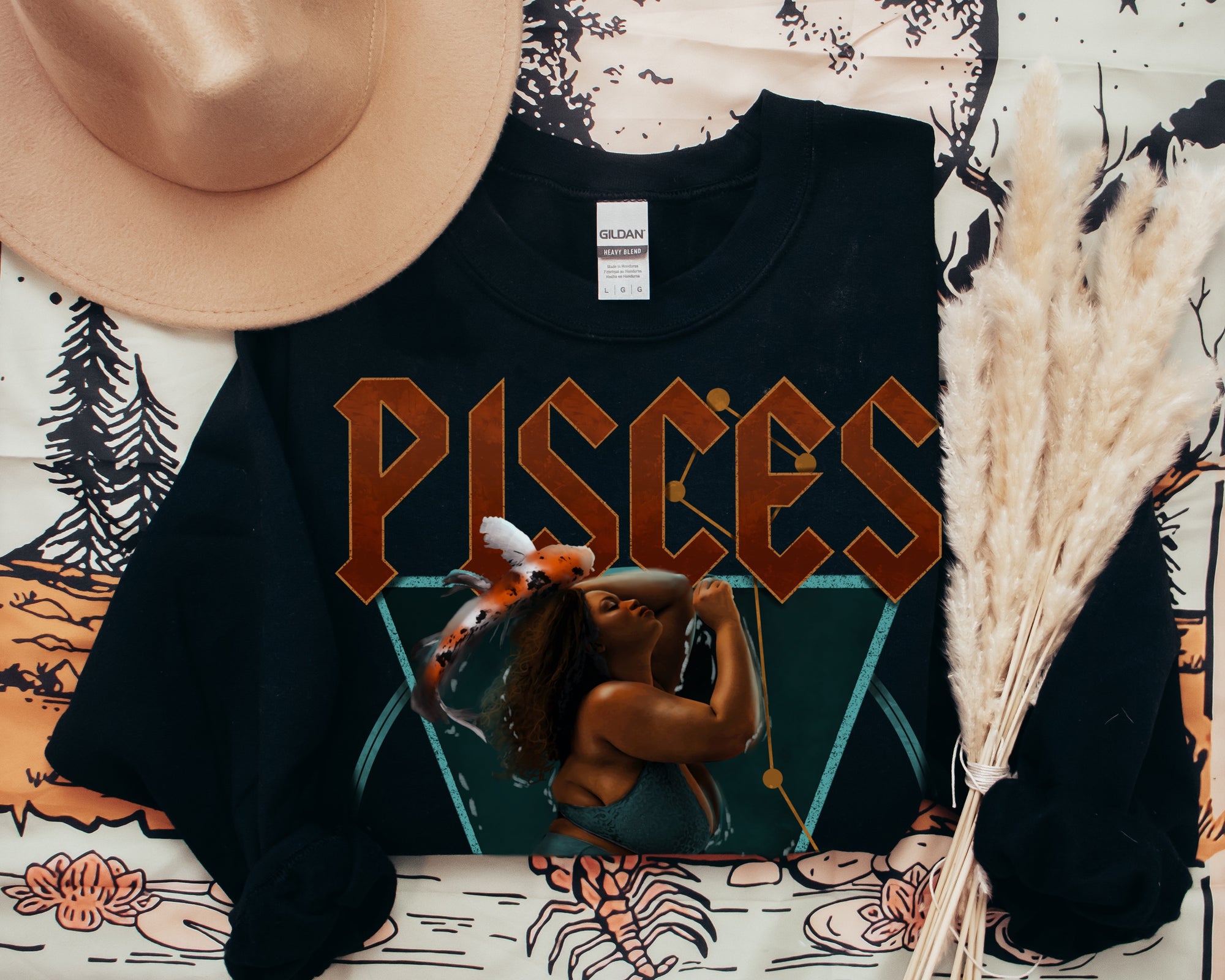 Pisces Zodiac Band Sweatshirt
