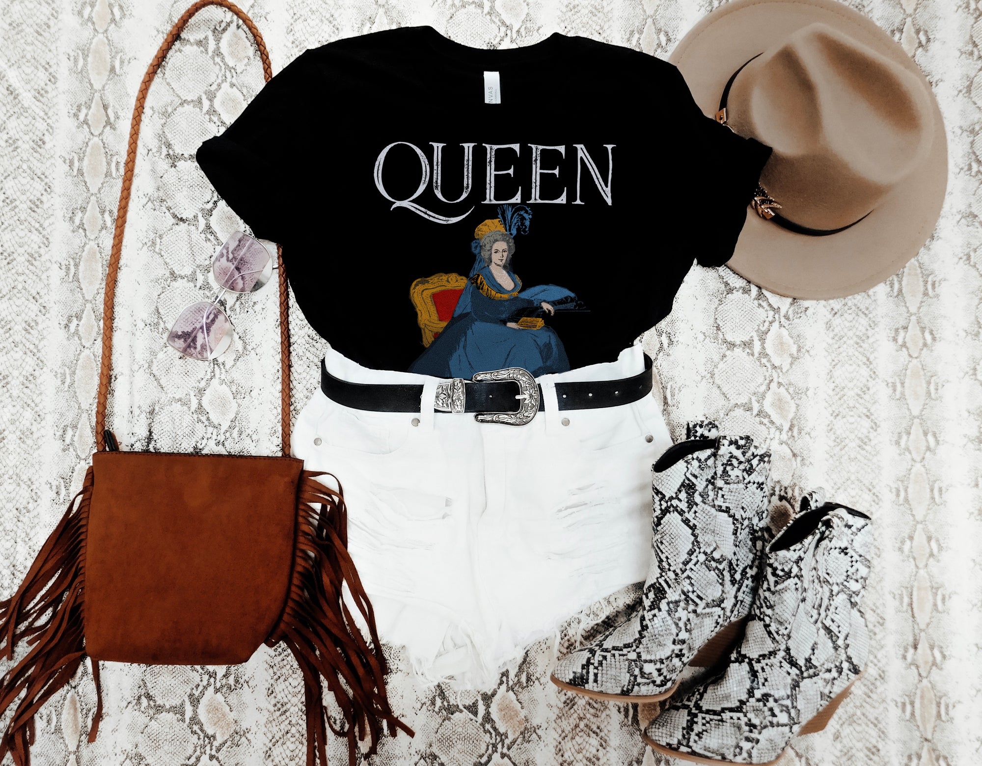 Queen Marie Antoinette Parody Band Tee