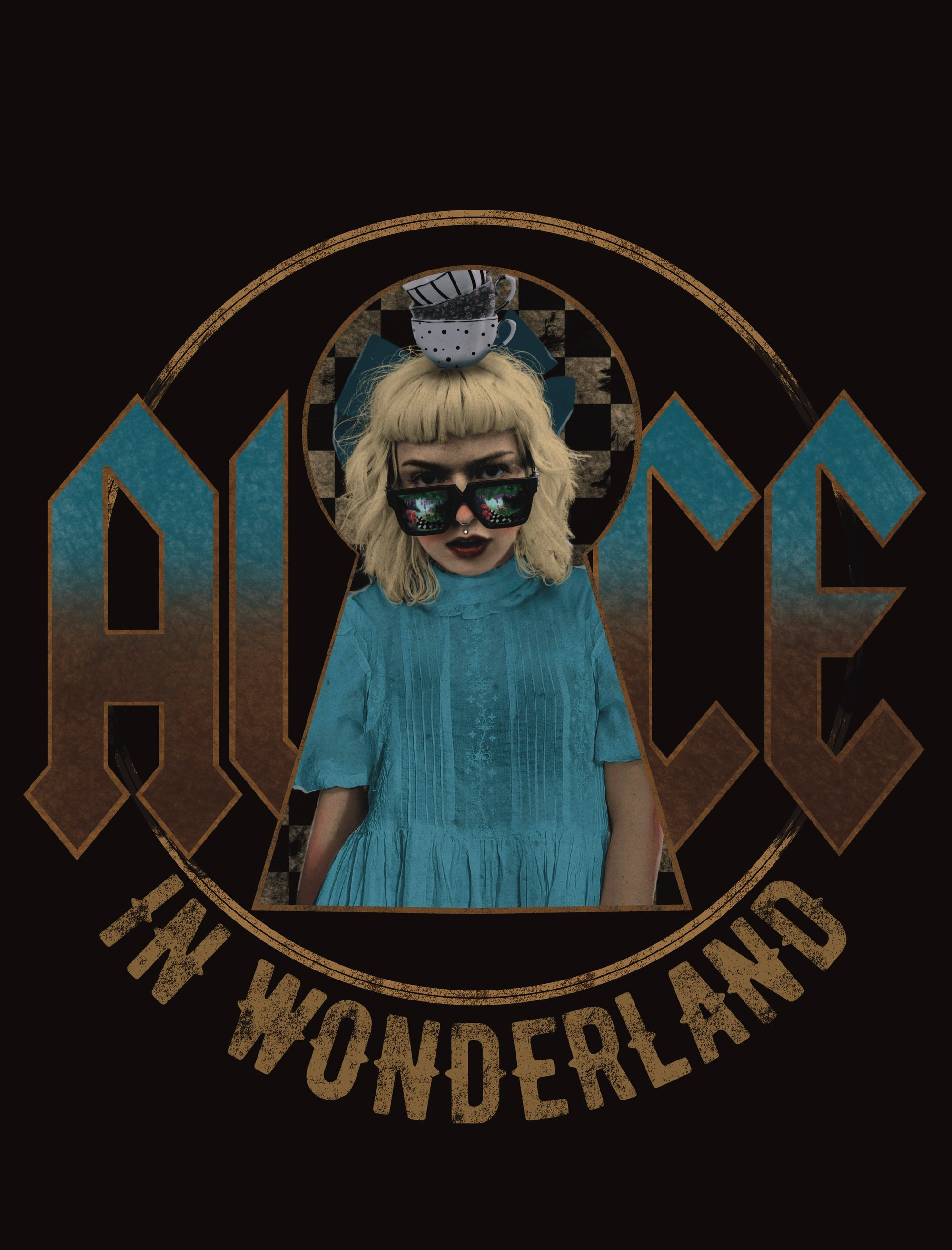 Alice in Wonderland Band Tee