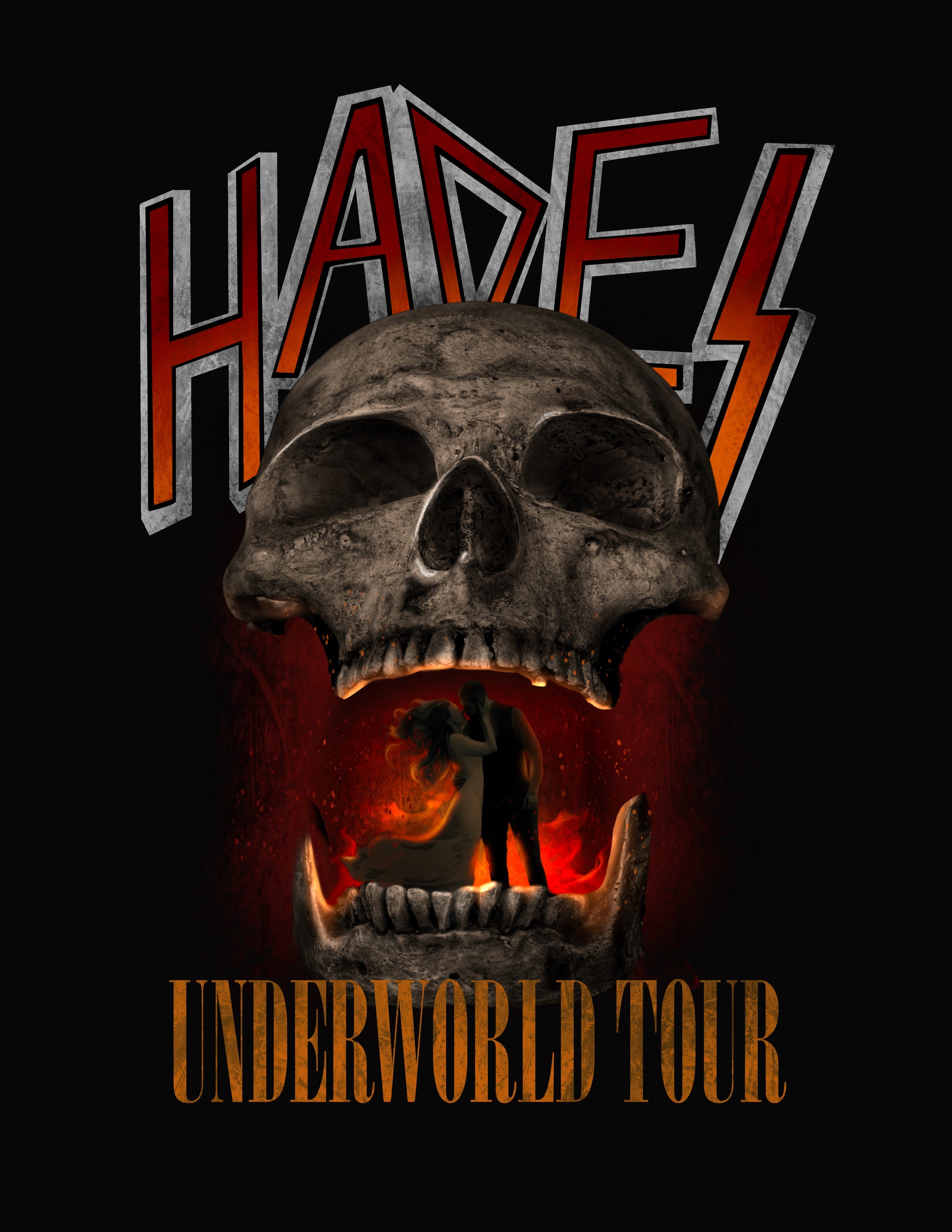 Hades Underworld Tour Parody Band Tee