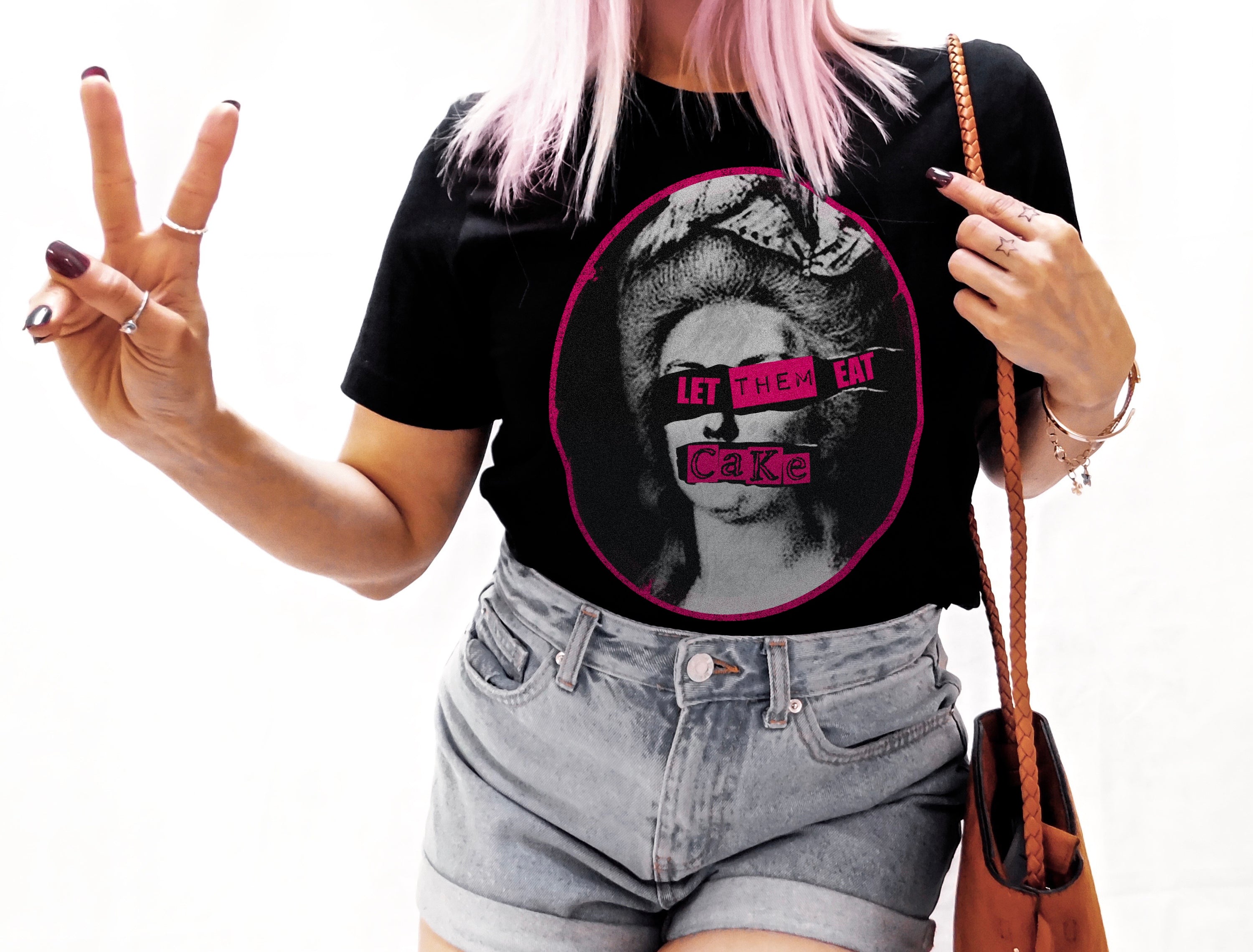 Let Them Eat Cake Parody Band Tee