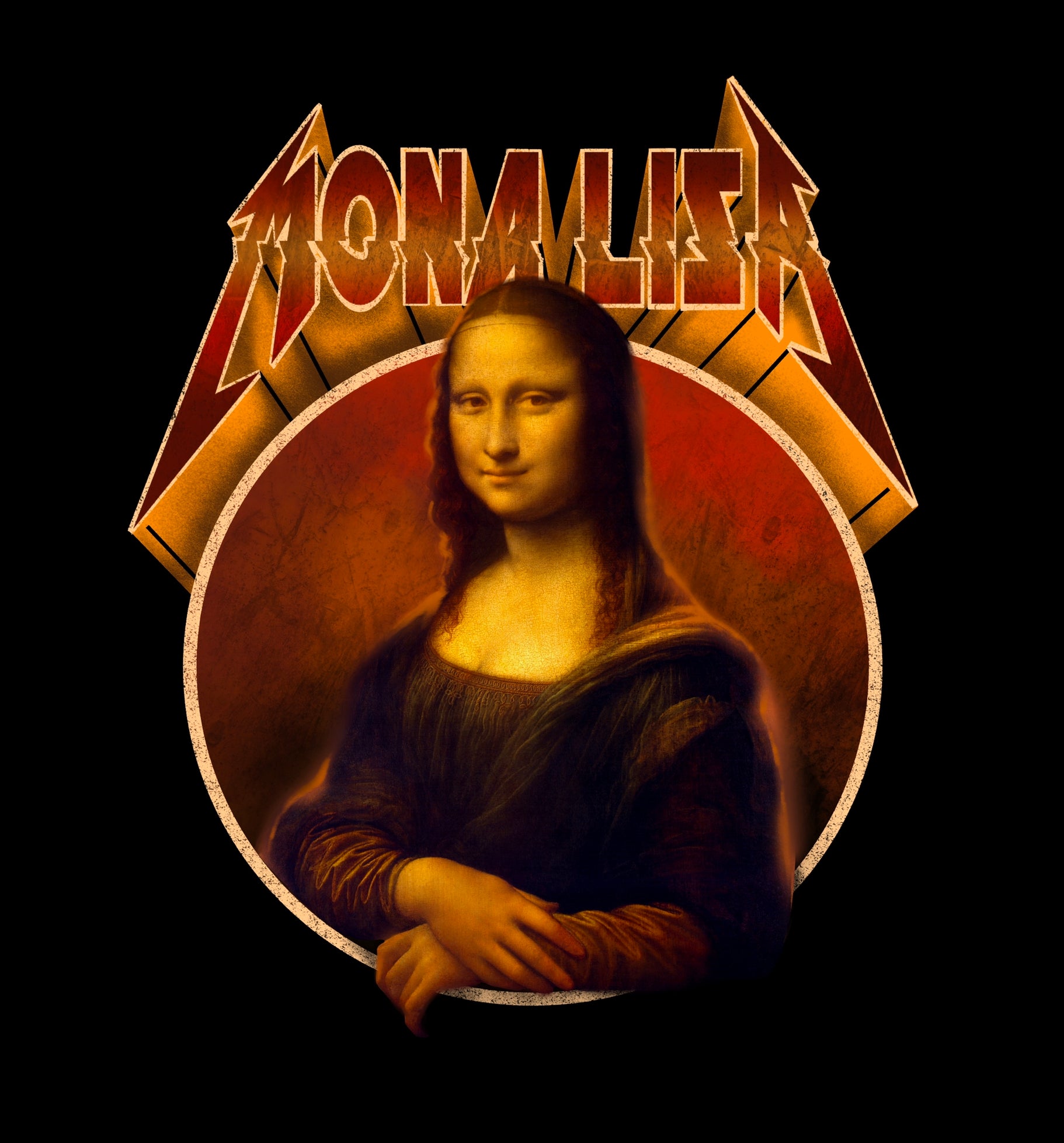 Mona Lisa Parody Band Tee