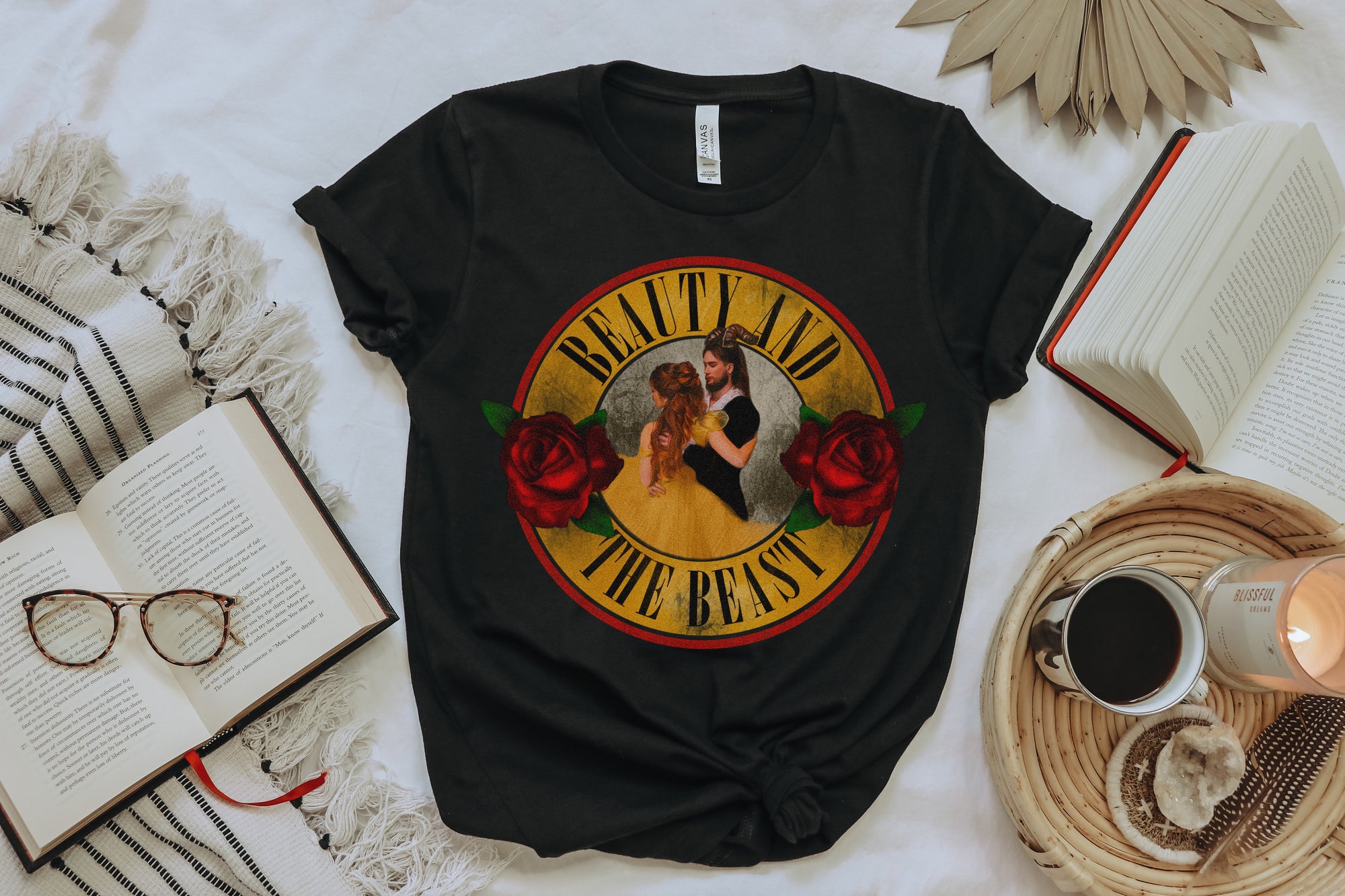 Beauty and The Beast Band Tee