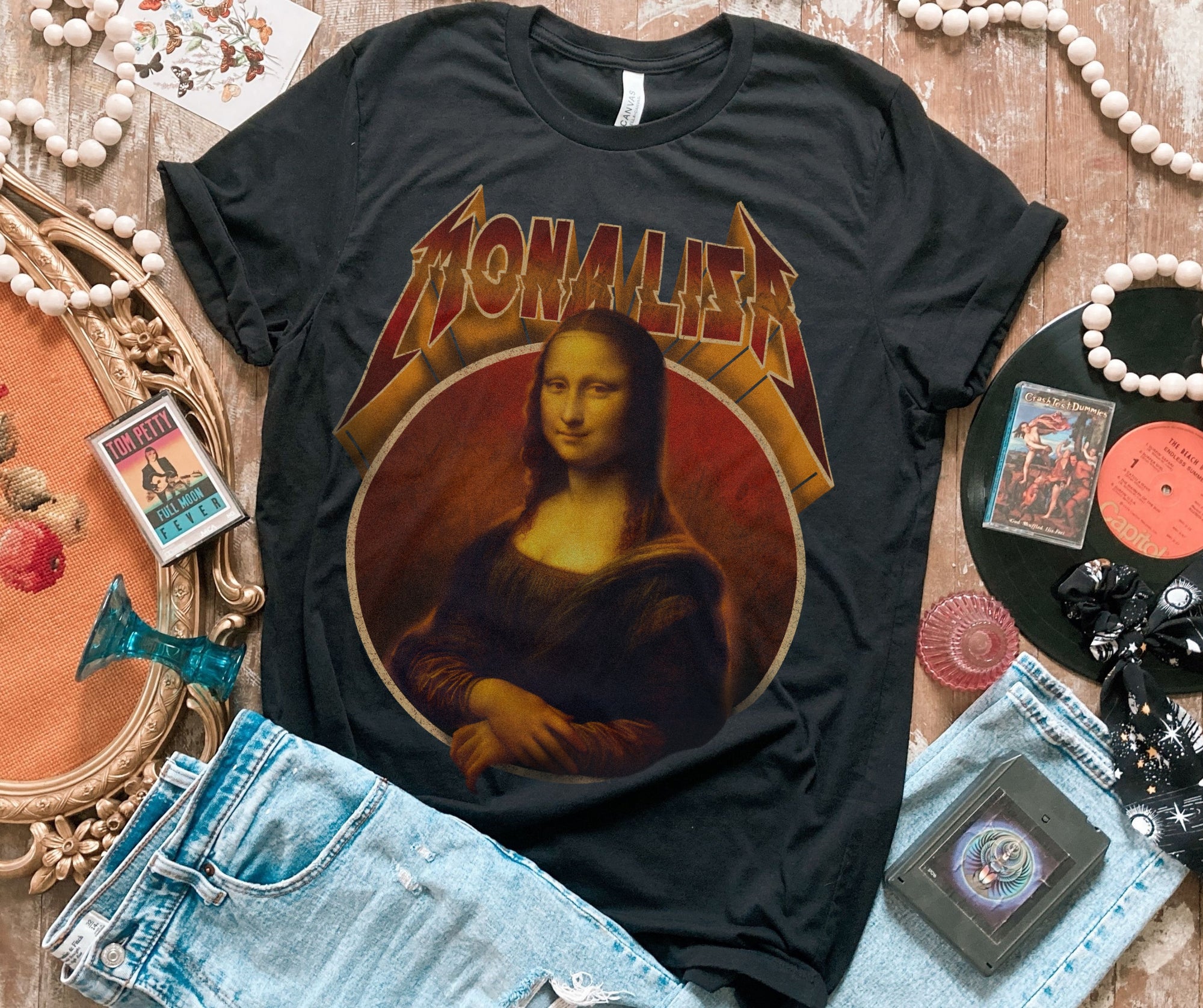 Mona Lisa Parody Band Tee