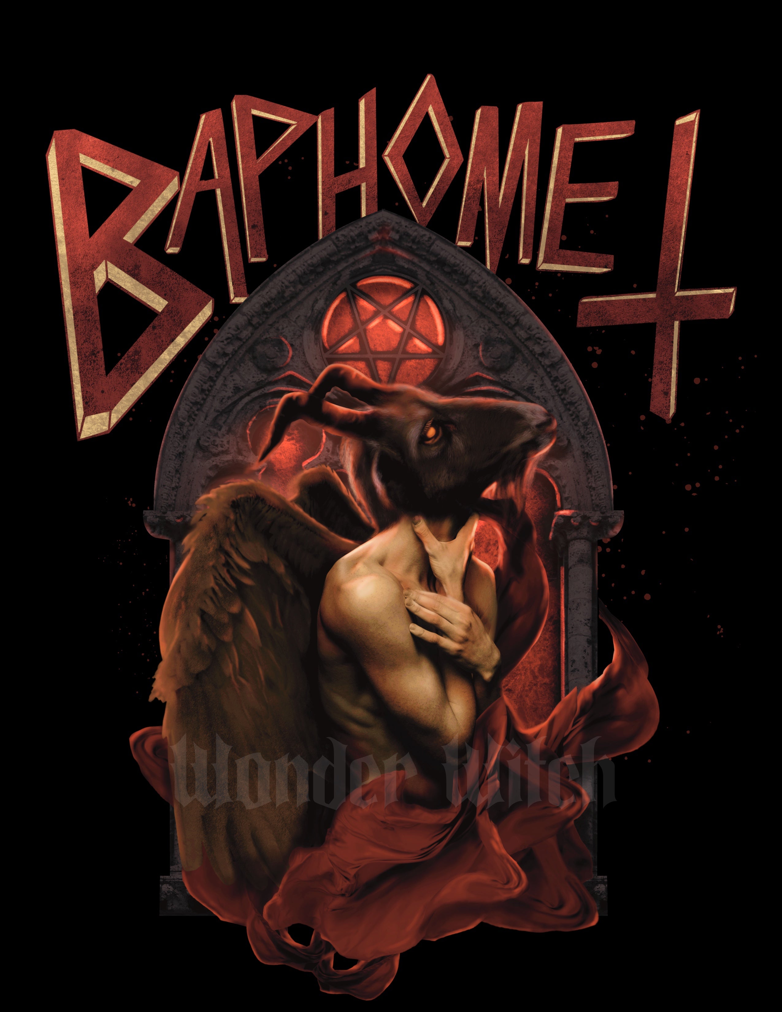 Baphomet Parody Band Tee