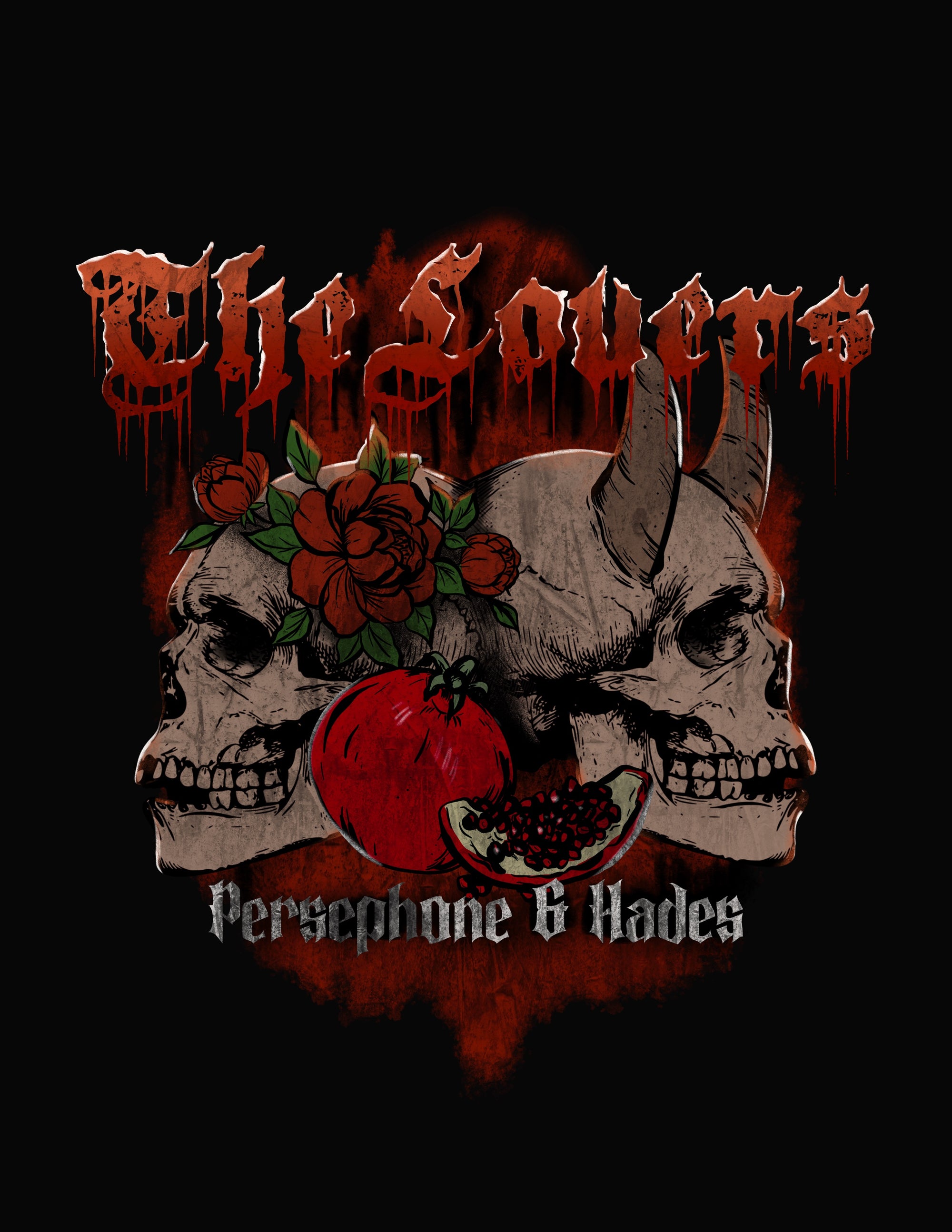 The Lovers Parody Band Tee Persephone and Hades