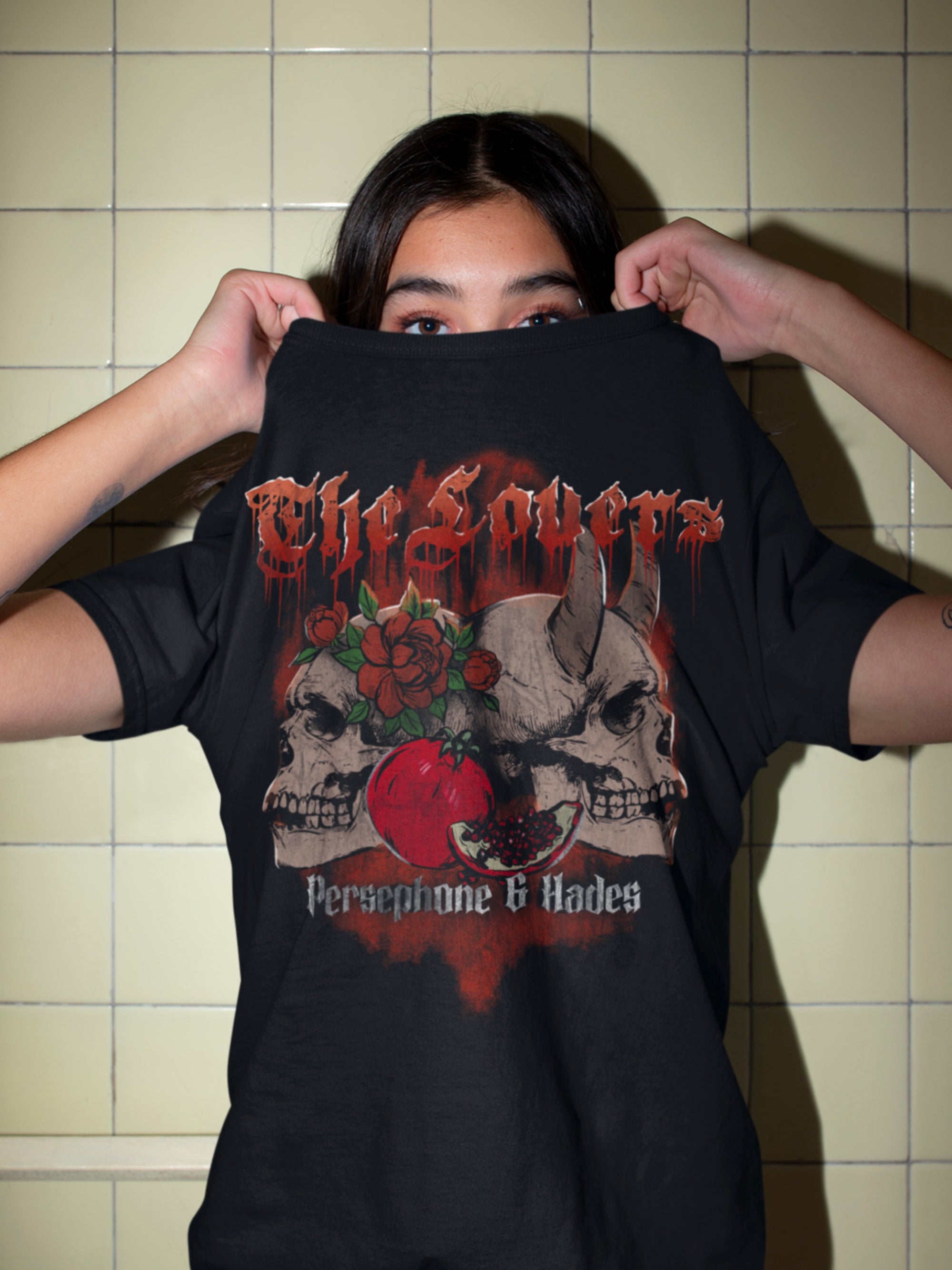 The Lovers Band Tee Persephone and Hades