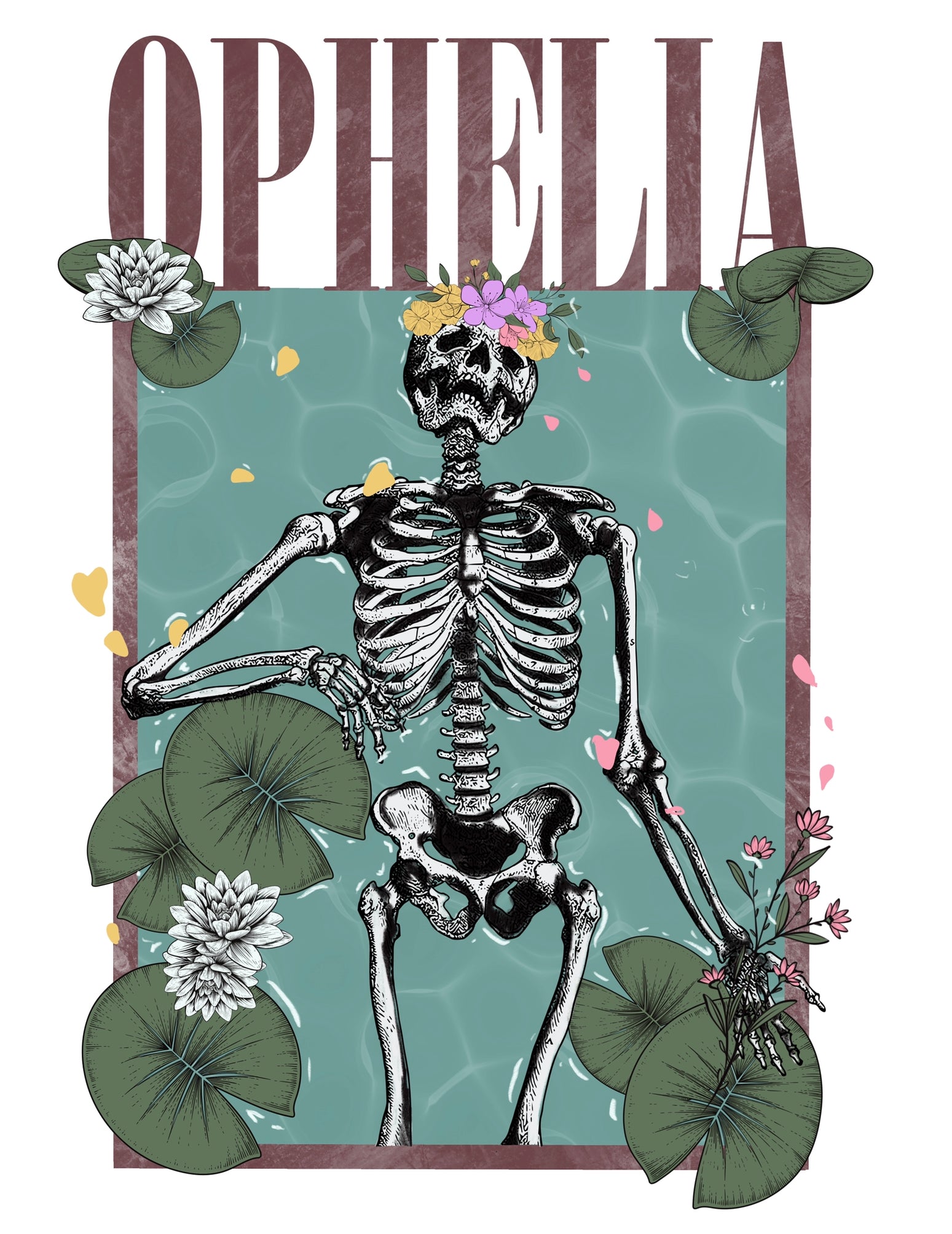 Ophelia Skeleton Graphic Tee
