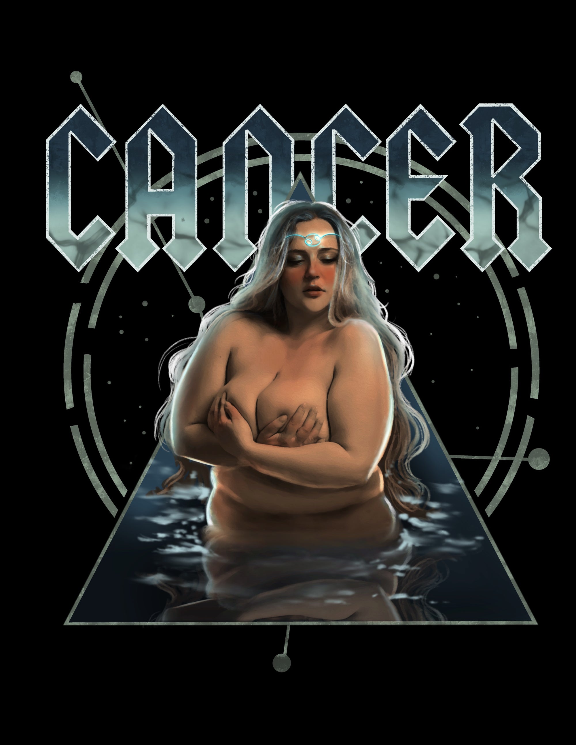 Cancer Zodiac Band Tee